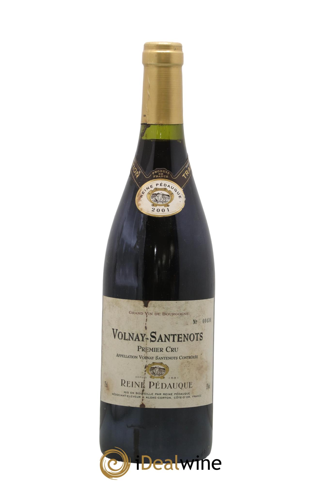 Volnay 1er Cru Santenot Domaine Reine Pédauque 2001 - Lot de 1 bouteille - 0