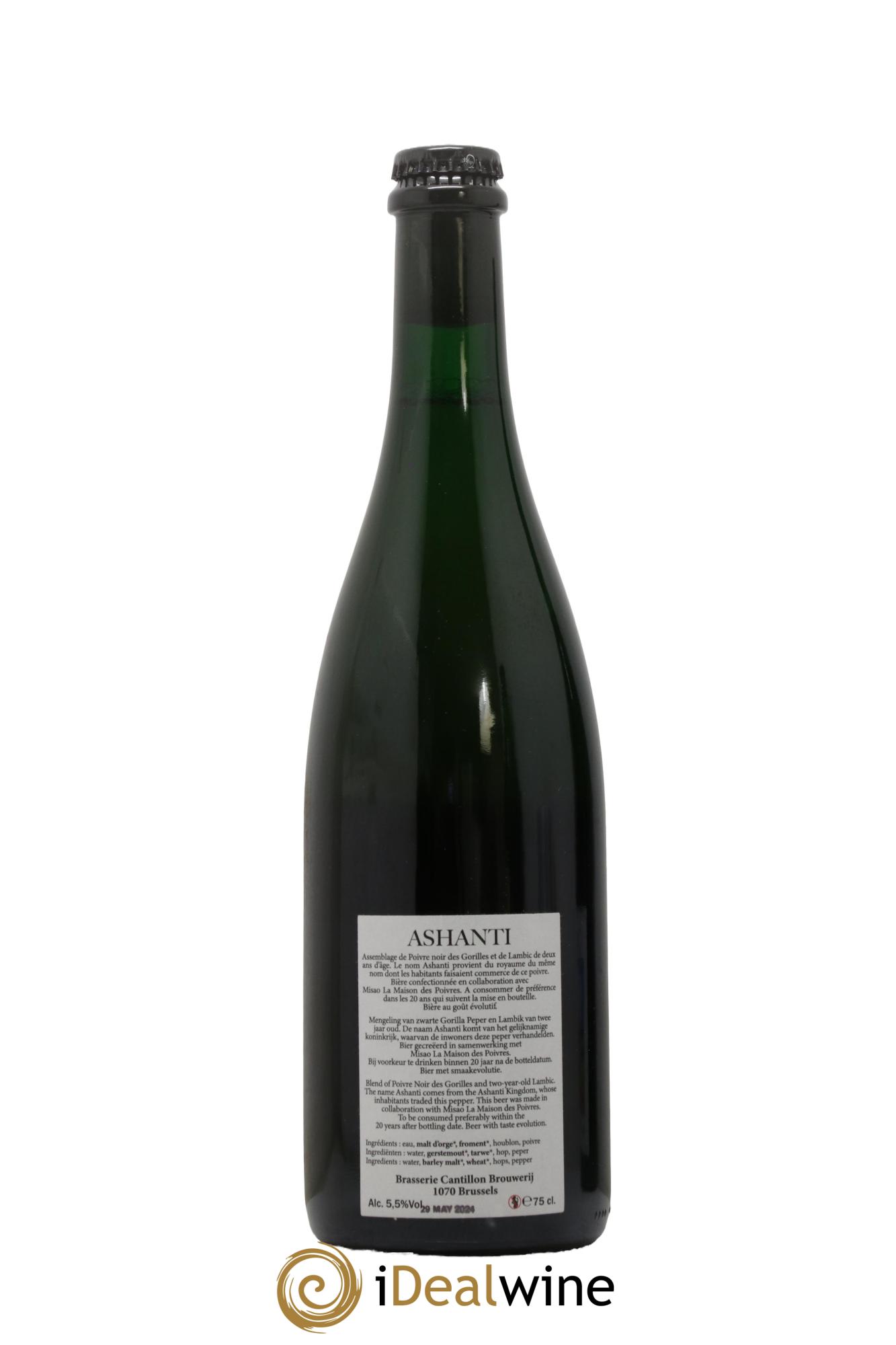 Bière Gueuze Cuvée Ashanti (bottled 2024) - Lot de 1 bouteille - 1