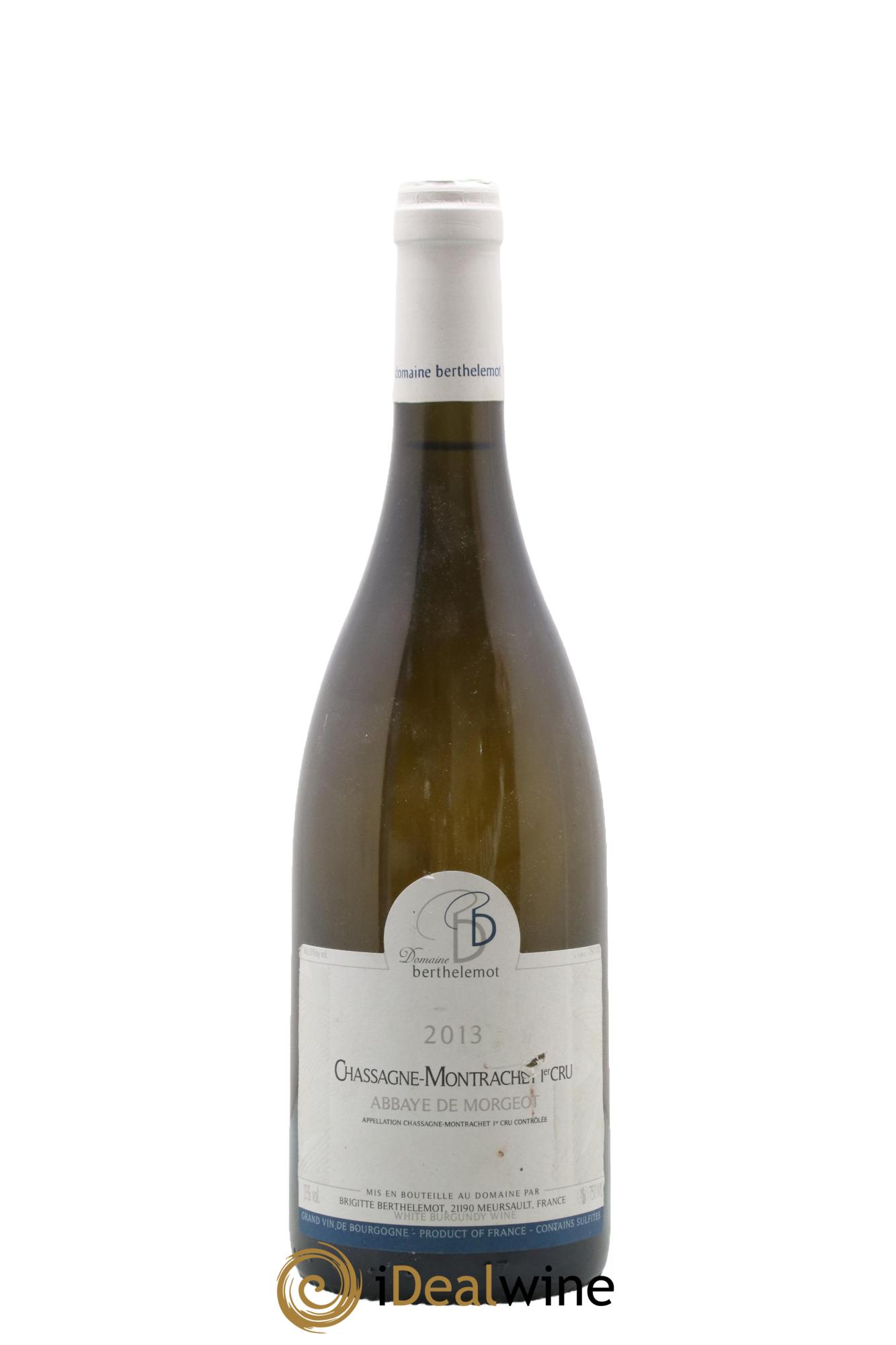 Chassagne-Montrachet 1er Cru Abbaye de Morgeot Berthelemot 2013 - Lot de 1 bouteille - 0