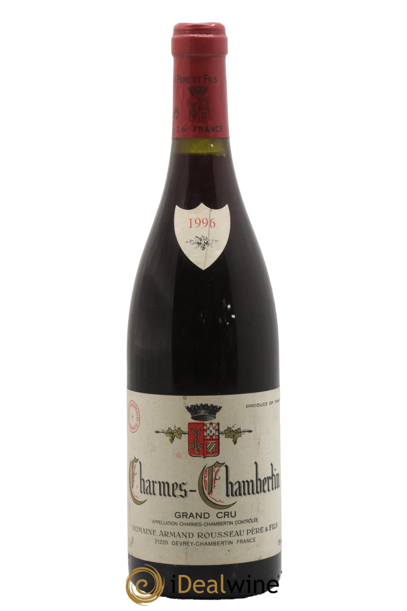 Charmes-Chambertin Grand Cru Armand Rousseau (Domaine) 1996 - Lot of 1 bottle - 0