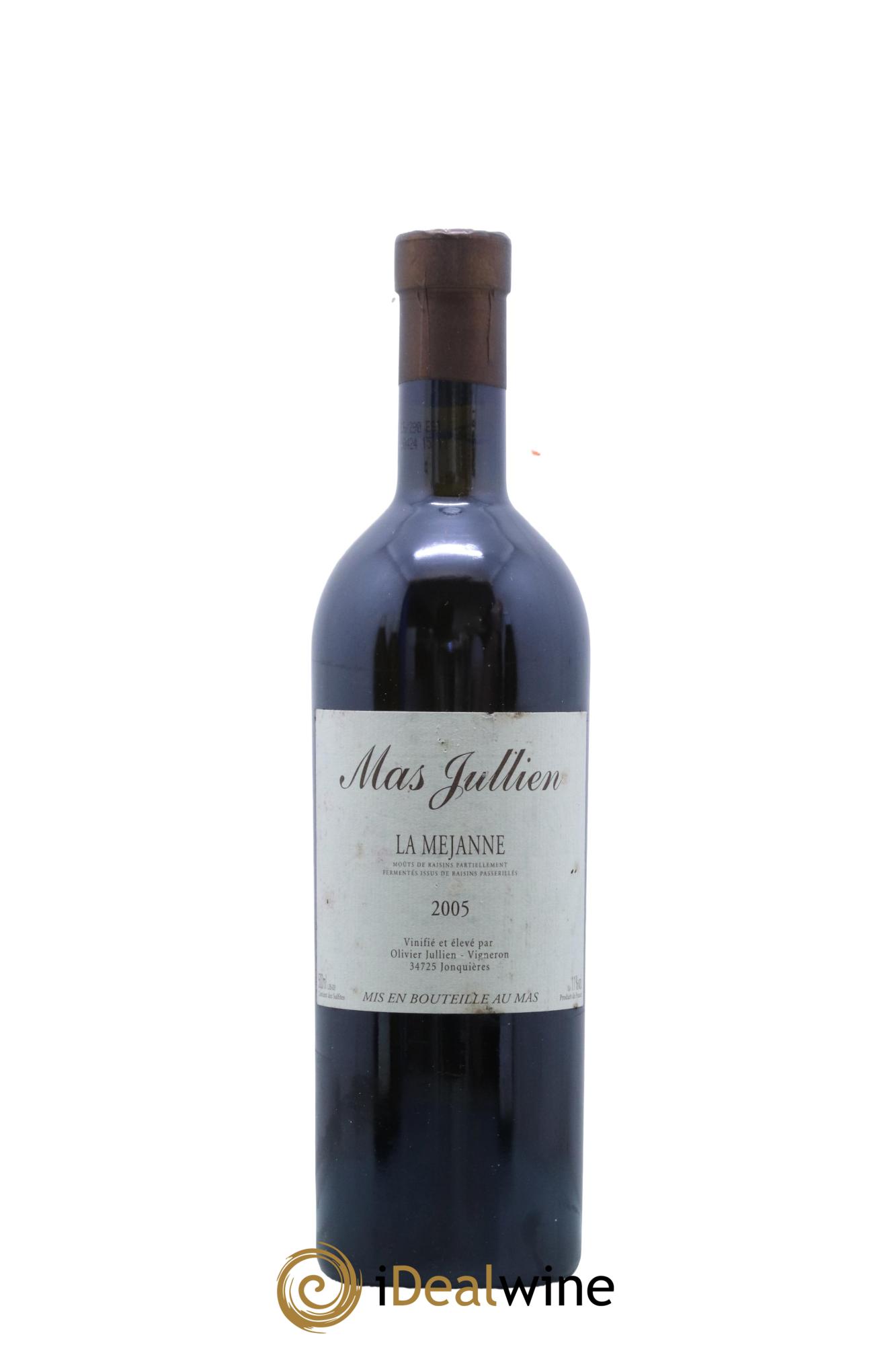 Moût de raisins partiellement fermenté issu de raisins passerillés La Mejanne Mas Jullien - Olivier Jullien La Mejanne Mas Jullien 2005 - Posten von 1 Flasche - 0
