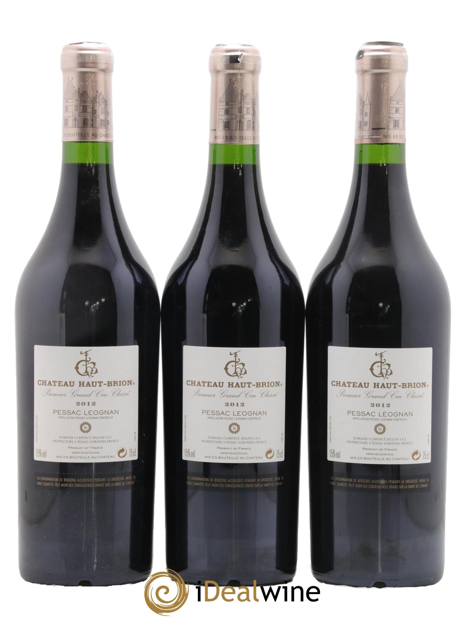 Château Haut Brion 1er Grand Cru Classé 2012 - Lotto di 12 bottiglie - 9