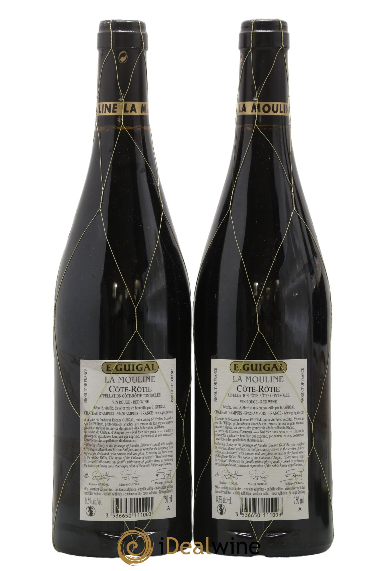 Côte-Rôtie La Mouline Guigal 2018 - Lot de 2 bouteilles - 1