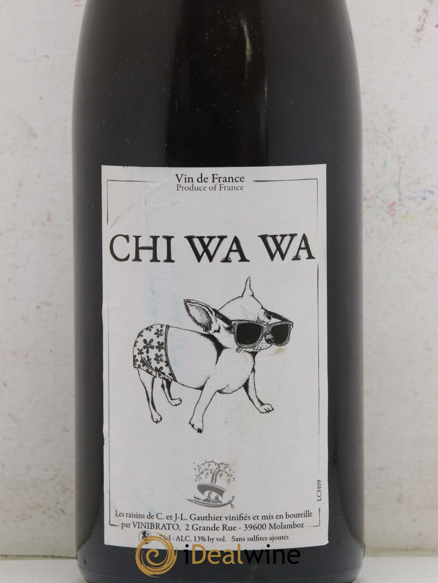 Vin de France Gamay Chiwawa Vinibato 2009 - Lot de 1 bouteille - 1