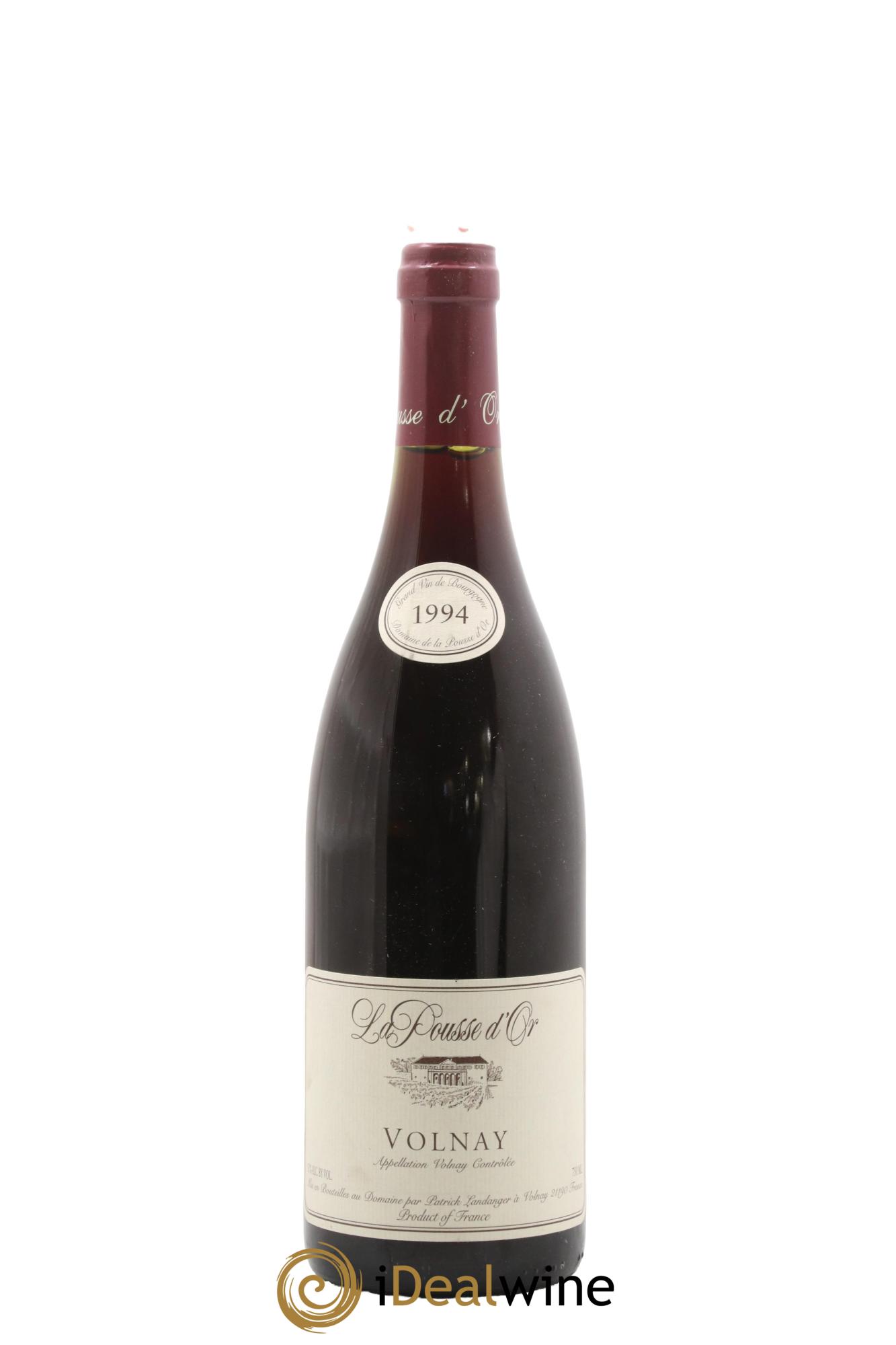 Volnay Domaine de la Pousse d'Or 1994 - Lot de 1 bouteille - 0