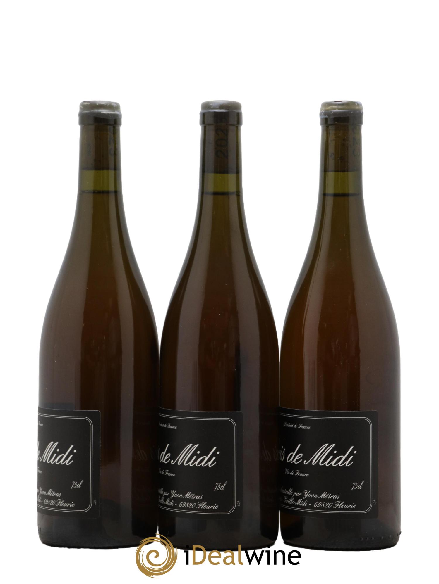 Vin de France Beaujolais Gris de Midi Domaine Yvon Métras 2023 - Posten von 3 Flaschen - 1