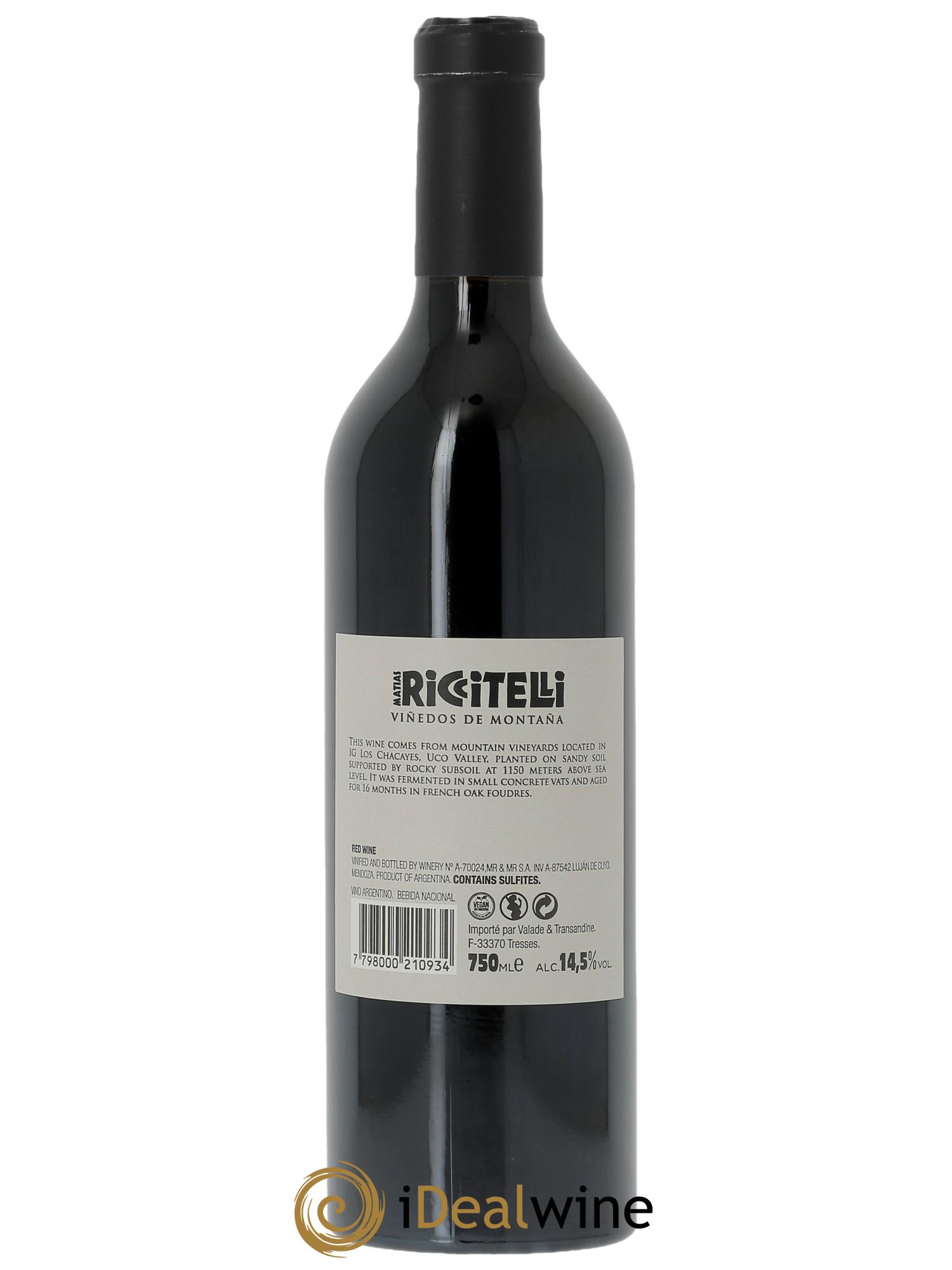 Valle de Uco Matias Riccitelli Viñedos de Montaña Los Chacayes Cabernet Franc 2020 - Posten von 1 Flasche - 1