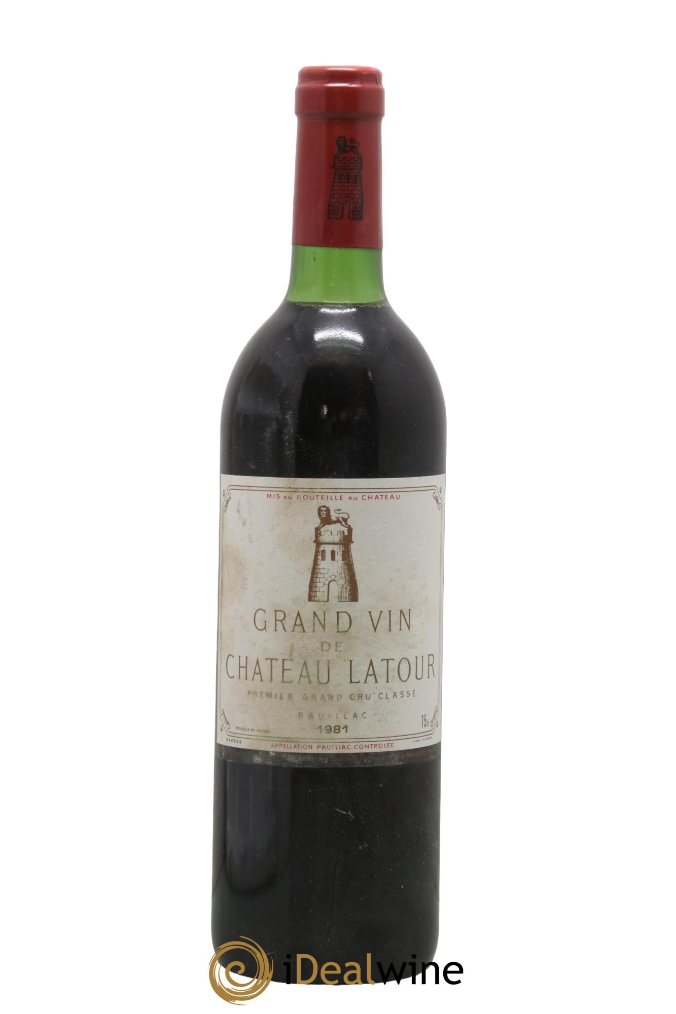 Château Latour 1er Grand Cru Classé 1981 - Lot of 1 bottle - 0