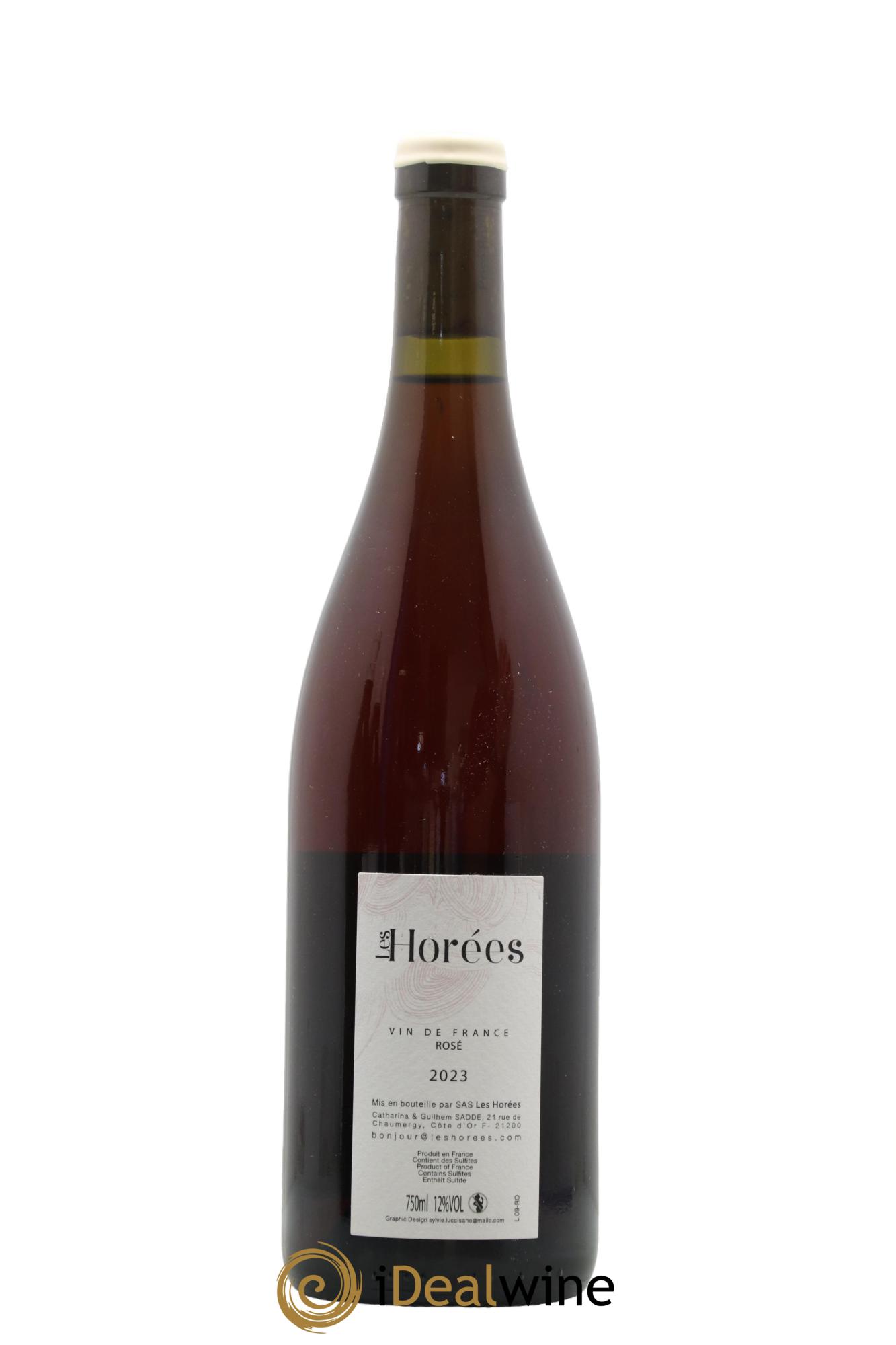 Bourgogne Rosé Bonheur Les Horées 2023 - Lot de 1 bouteille - 1