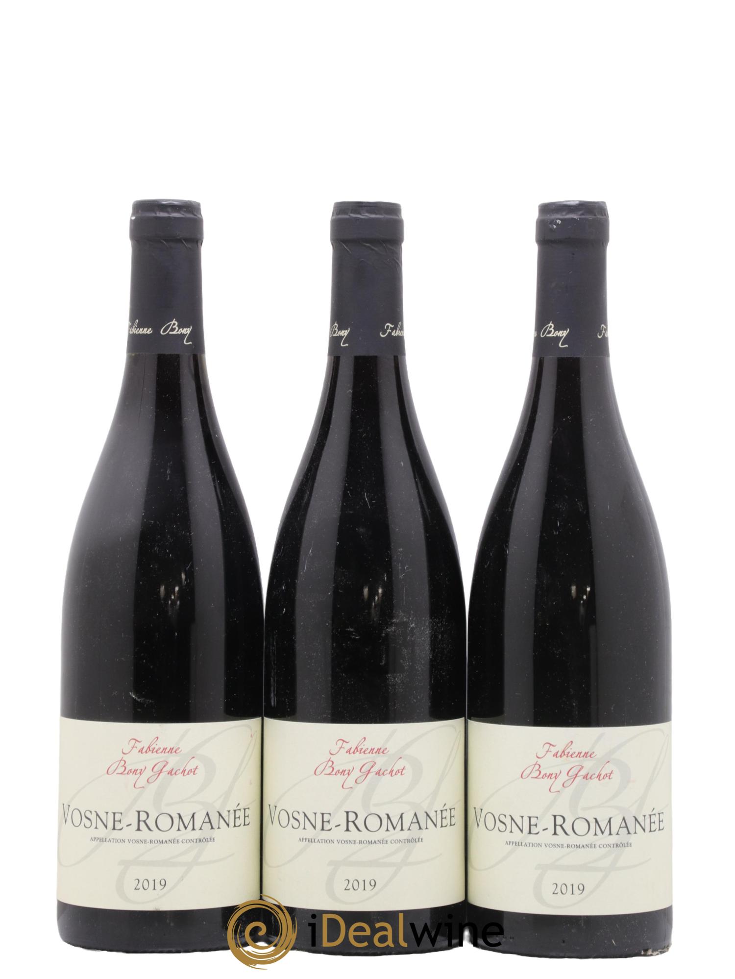 Vosne-Romanée Bony Gachot 2019 - Lot de 3 bouteilles - 0