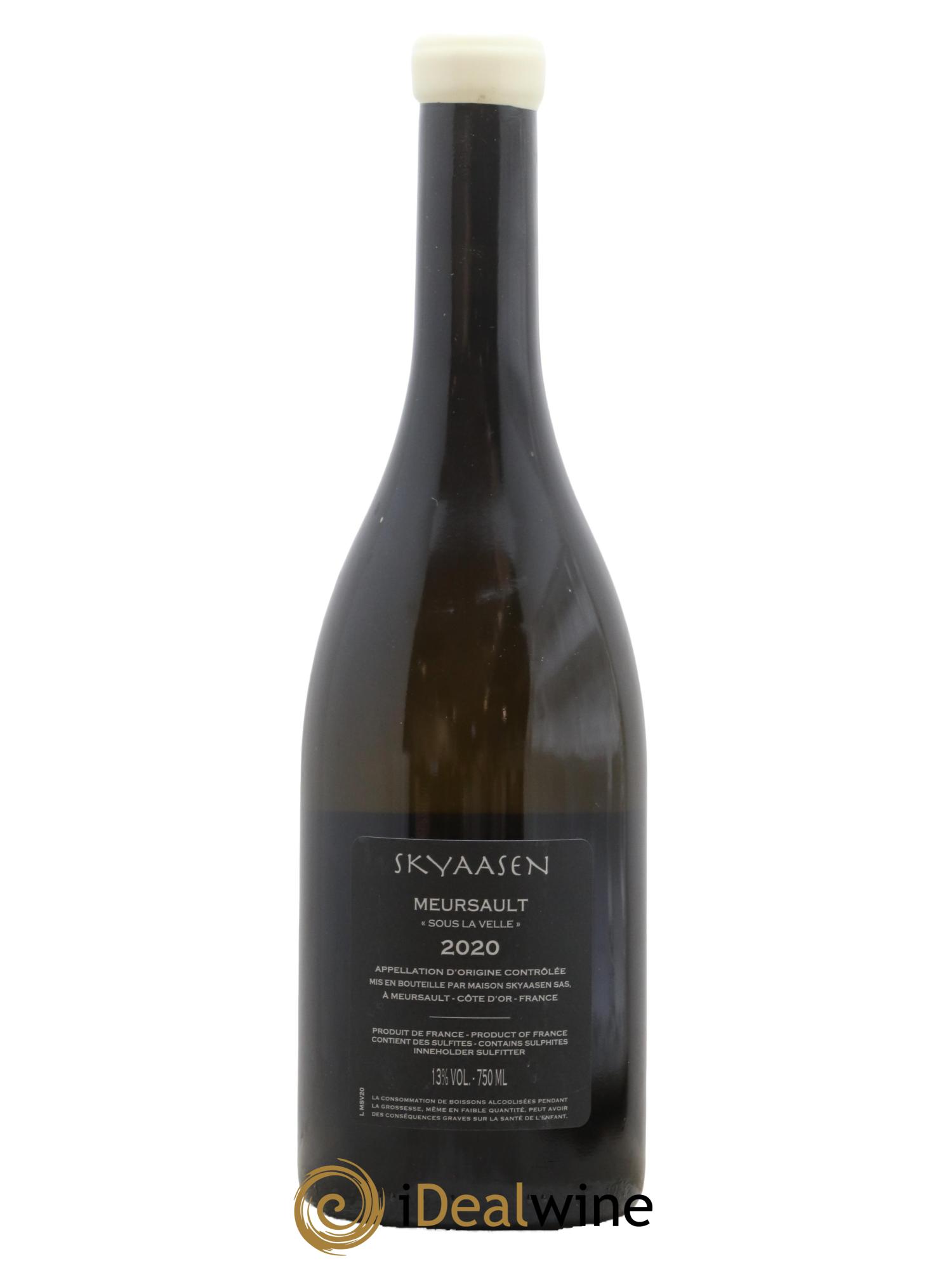 Meursault Sous la Velle Maison Skyaasen  2020 - Posten von 1 Flasche - 1