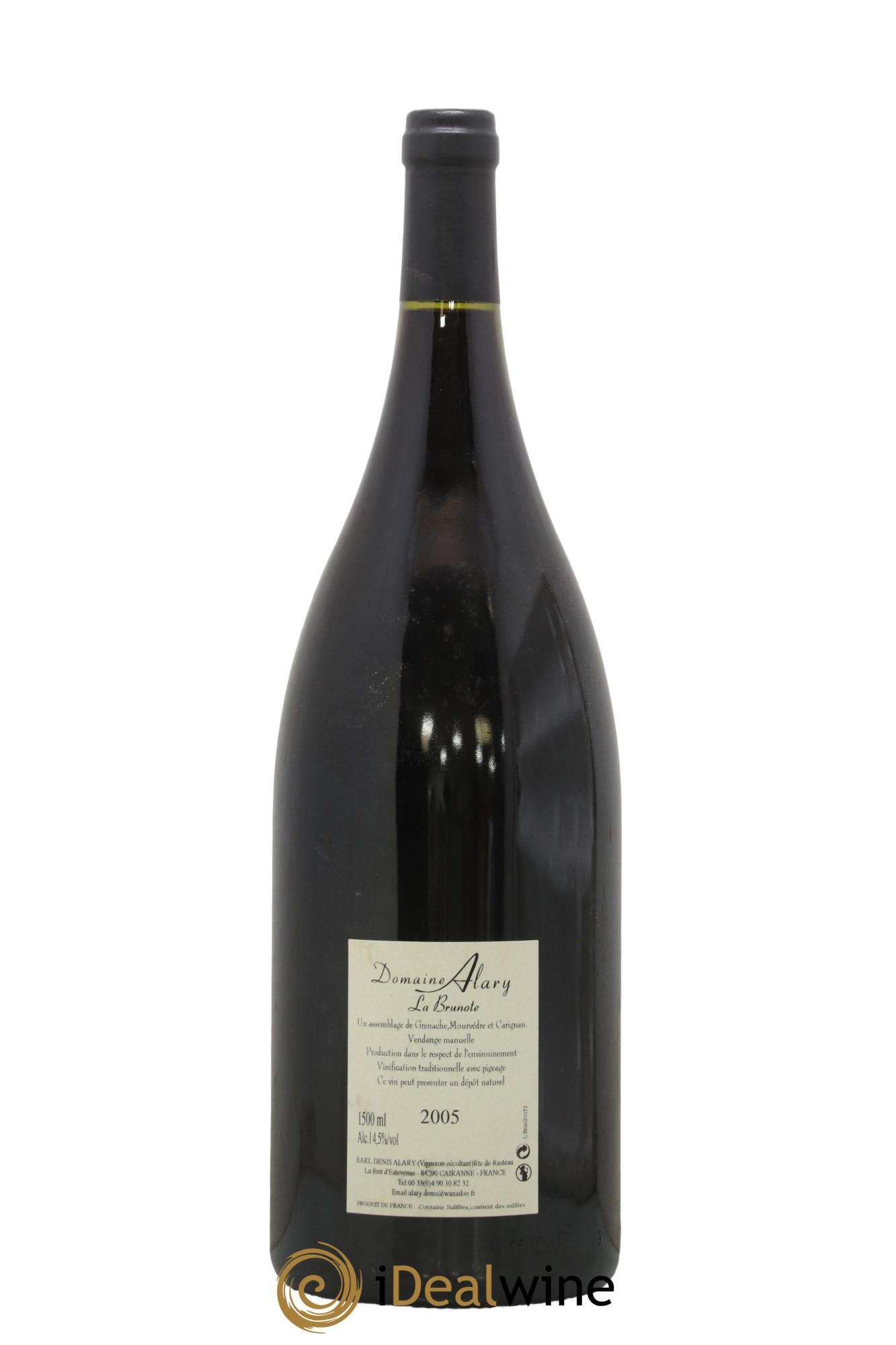 Cairanne Brunote Alary 2005 - Lot of 1 magnum - 1