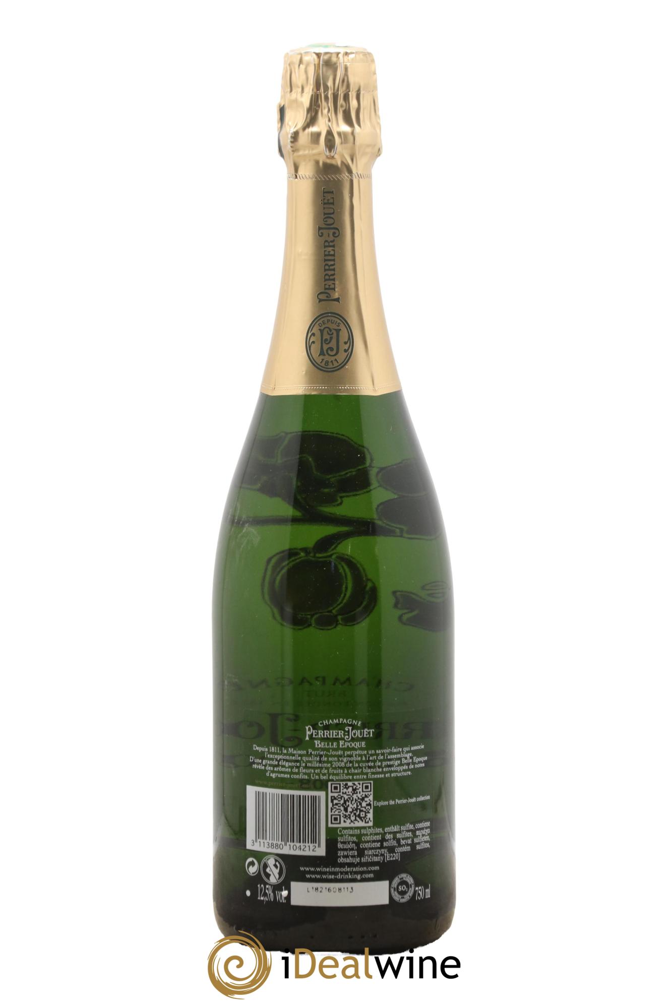 Cuvée Belle Epoque Brut Perrier-Jouët 2008 - Lot of 1 bottle - 1