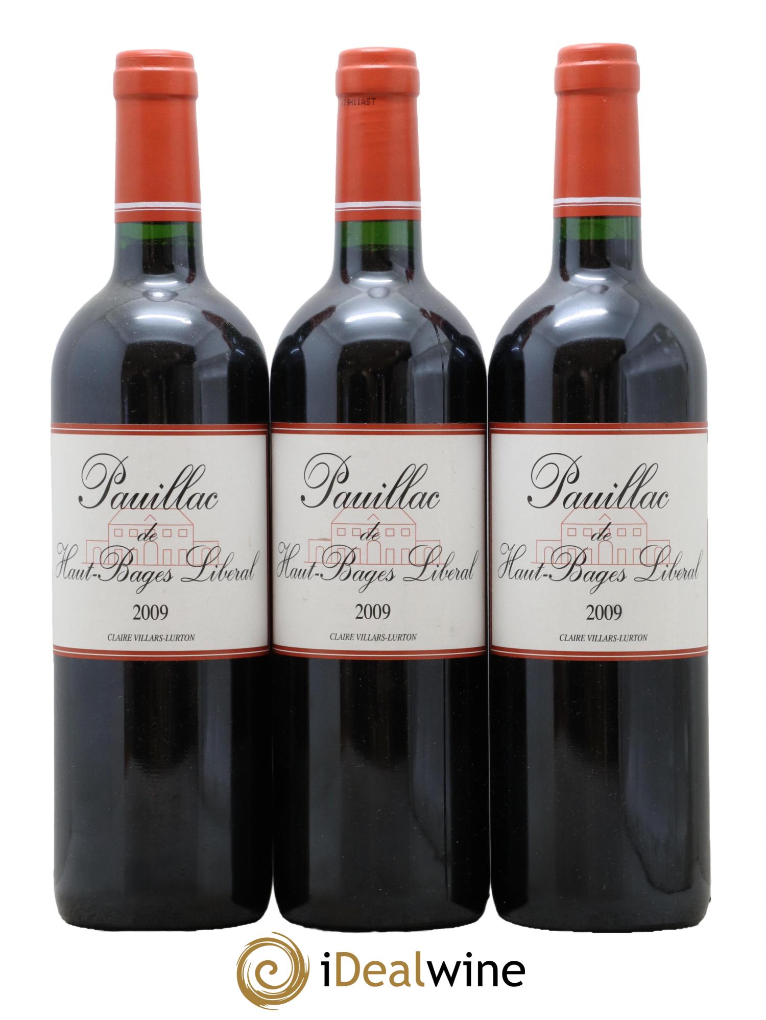 Pauillac Le Pauillac de Haut Bages Liberal 2009 - Lot de 3 bouteilles - 0
