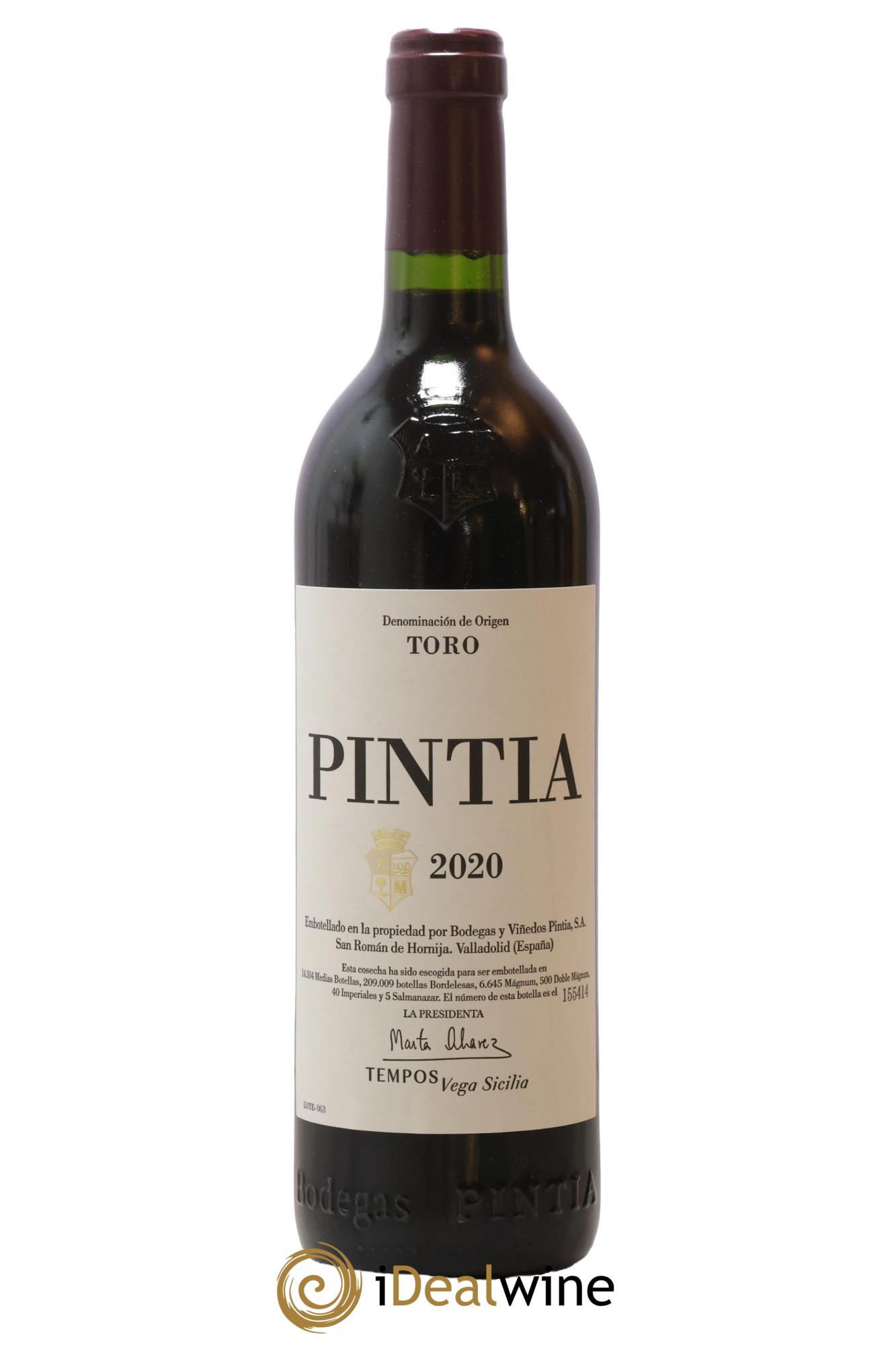 Toro DO Vega Sicilia Pintia Famille Alvarez 2020 - Lot of 1 bottle - 0