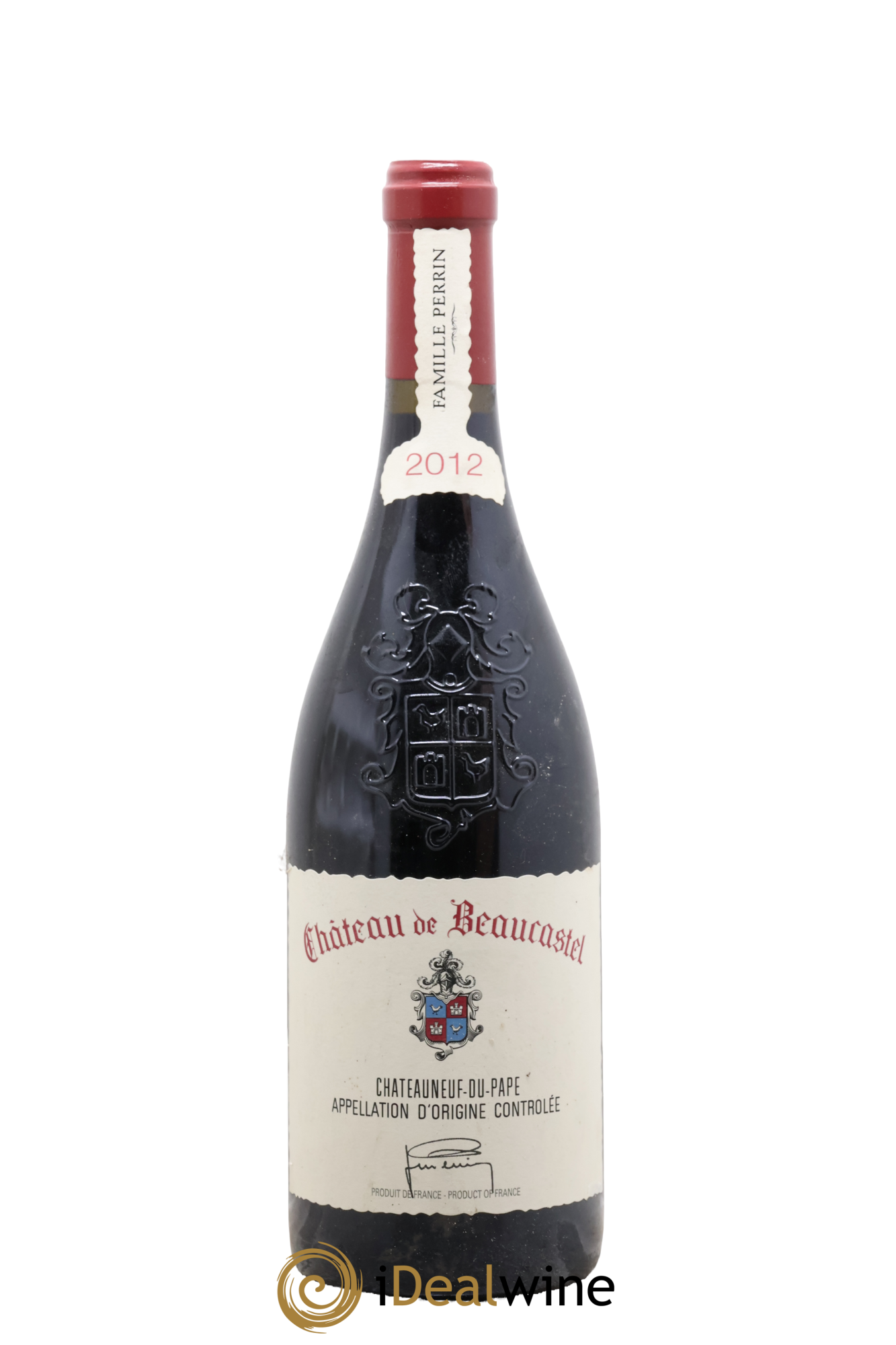 Châteauneuf-du-Pape Château de Beaucastel Famille Perrin 2012 - Lot de 1 bouteille - 0