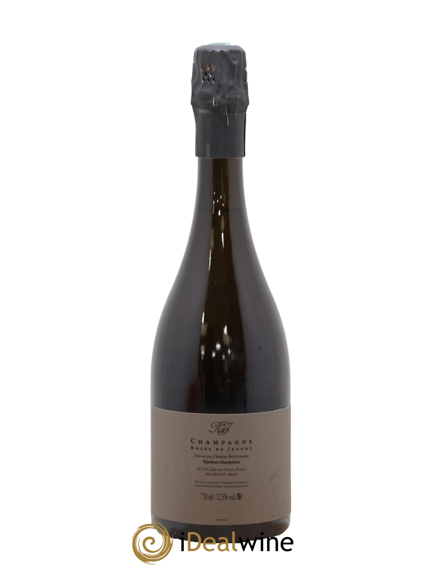 Roses de Jeanne Côte de Val Vilaine Blanc de Noirs Cédric Bouchard 2022 - Lot of 1 bottle - 1