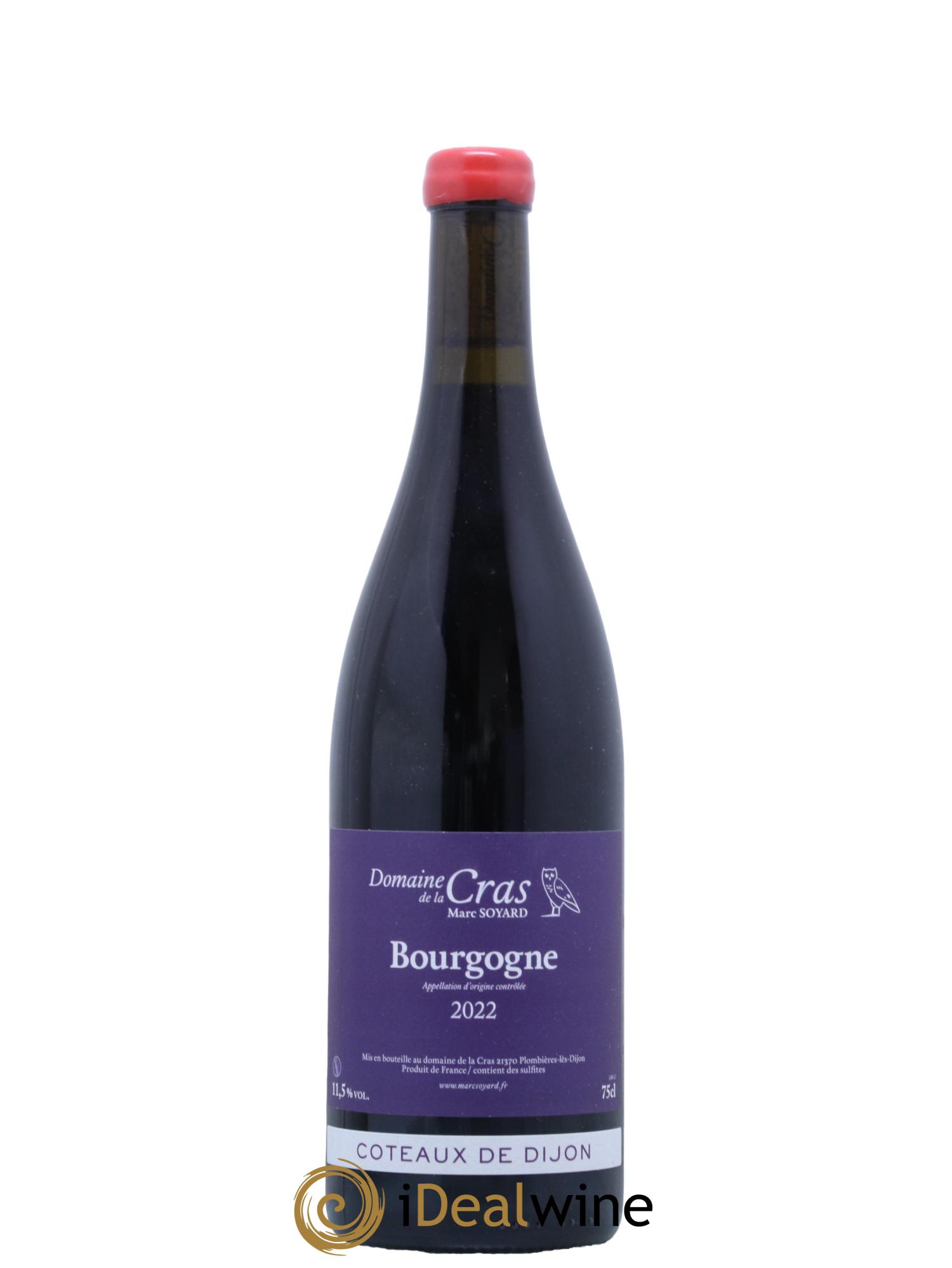 Coteaux de Dijon Domaine de la Cras - Marc Soyard 2022 - Lot de 1 bouteille - 0