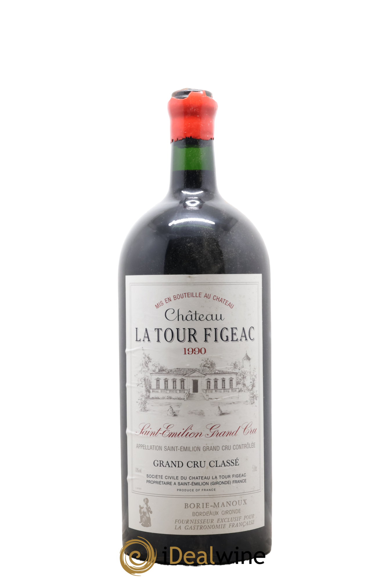 Château la Tour Figeac Grand Cru Classé 1990 - Lot de 1 rehoboam - 1