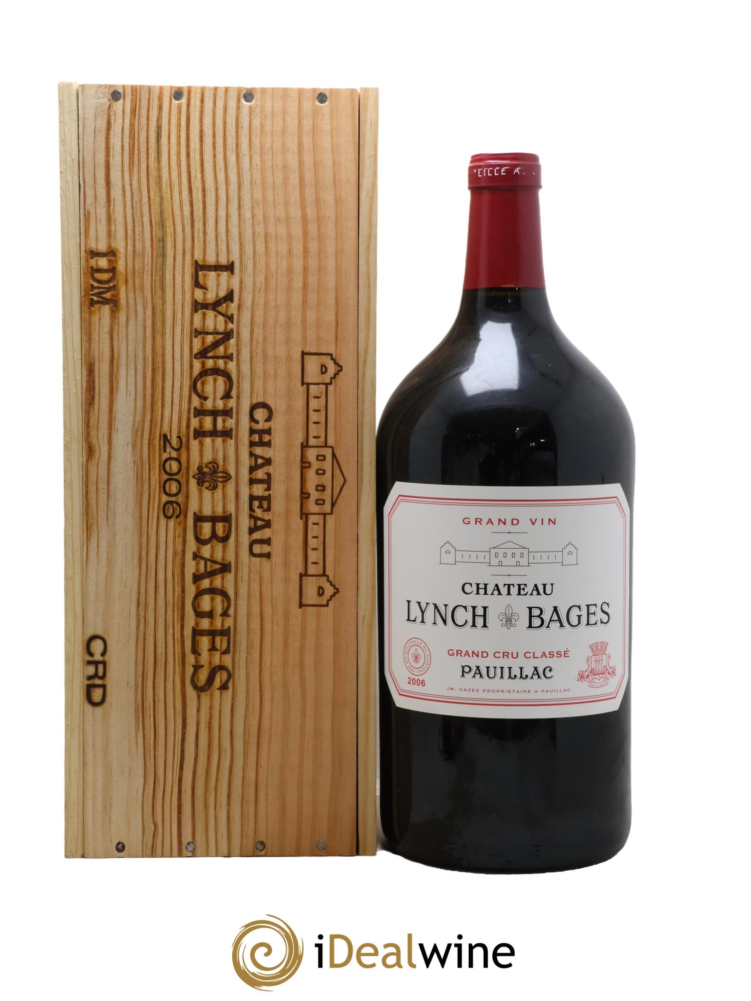 Château Lynch Bages 5ème Grand Cru Classé 2006 - Lot of 1 double magnum - 0