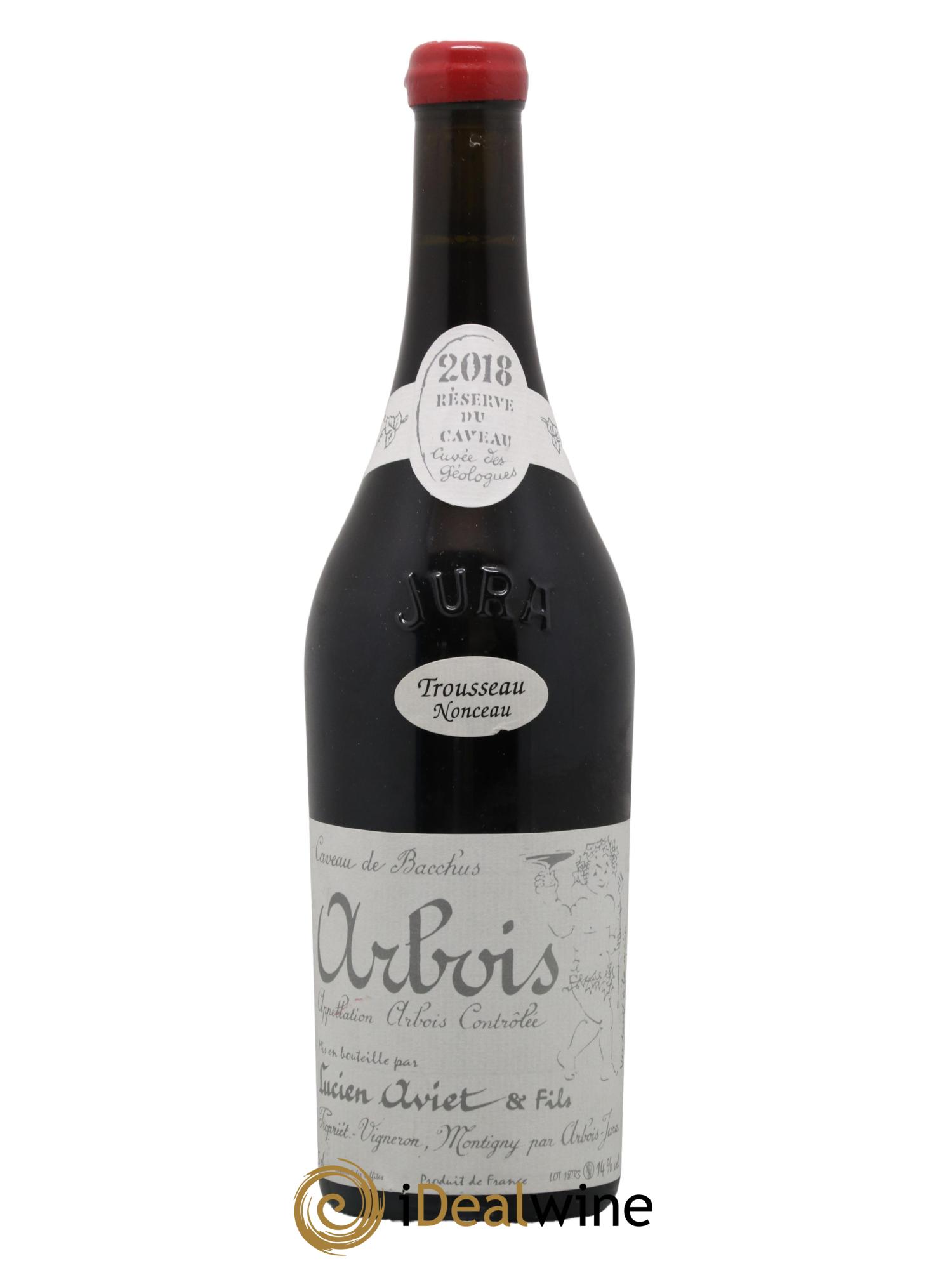 Arbois Trousseau Nonceau Aviet 2018 - Lot de 1 bouteille - 0