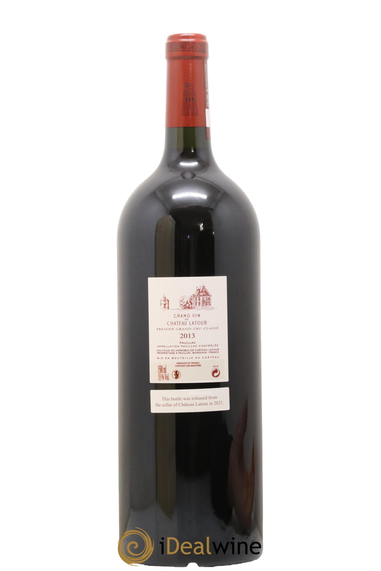 Château Latour 1er Grand Cru Classé 2013 - Lot de 1 magnum - 2
