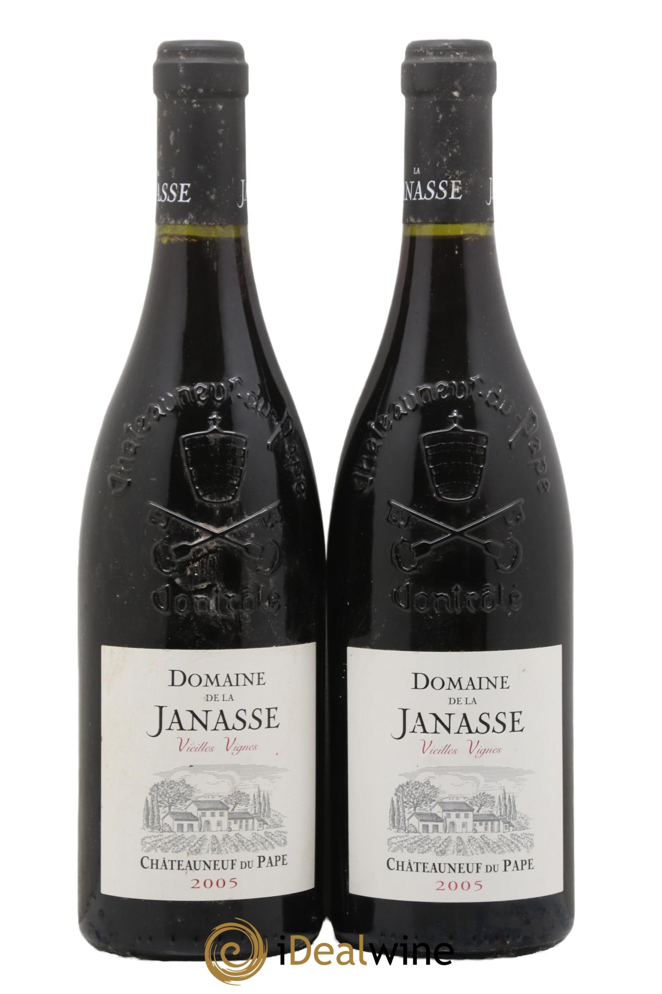Châteauneuf-du-Pape Cuvée Vieilles Vignes La Janasse (Domaine de) 2005 - Lot de 2 bouteilles - 0