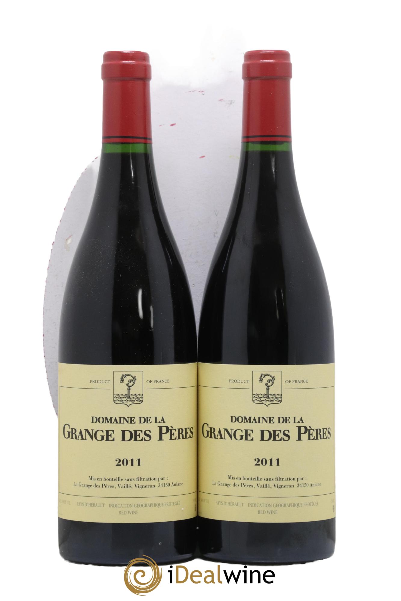 Pays d'Hérault Grange des Pères Laurent Vaillé 2011 - Lot de 2 bouteilles - 0