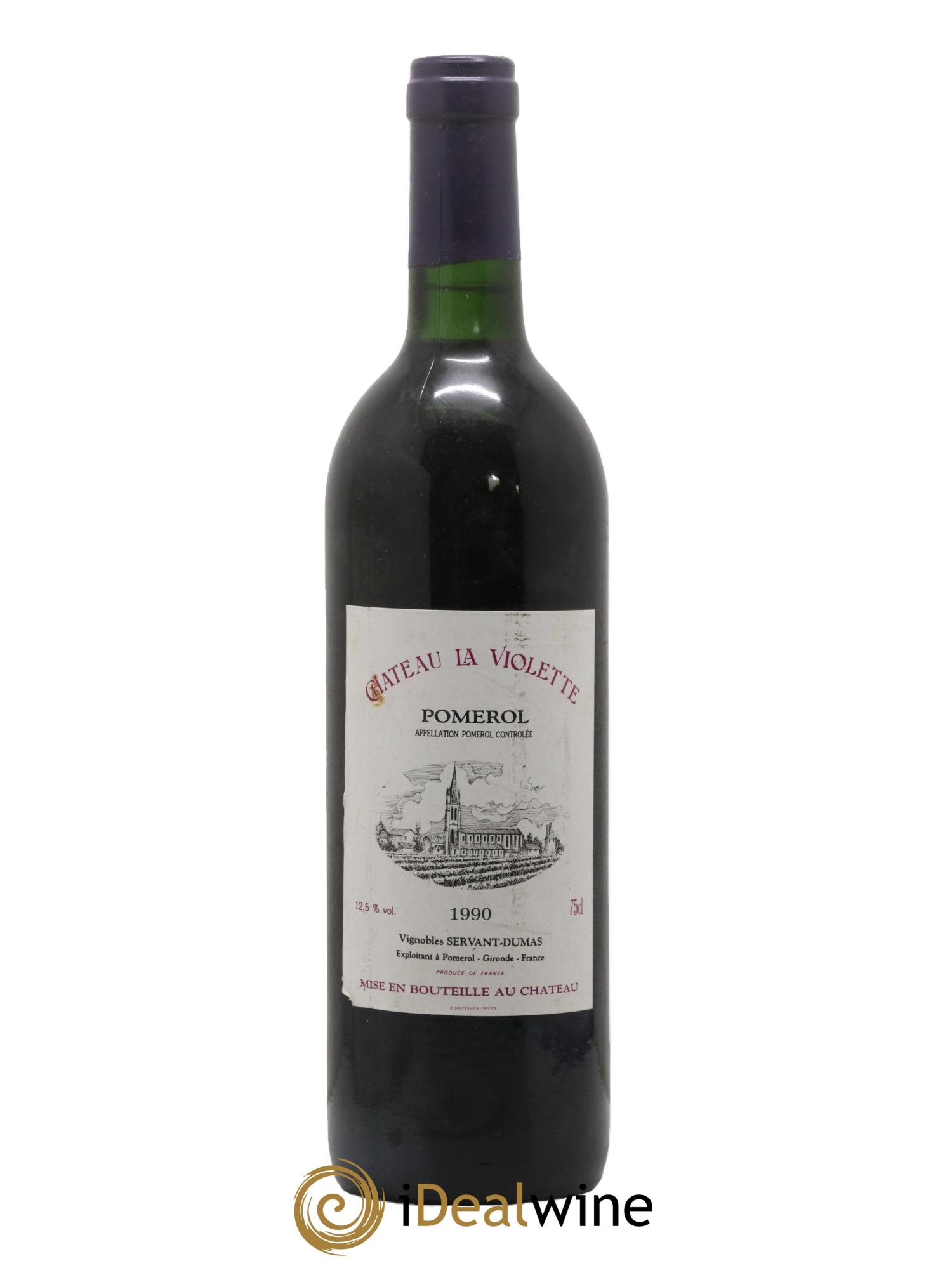 Château la Violette 1990 - Posten von 1 Flasche - 0