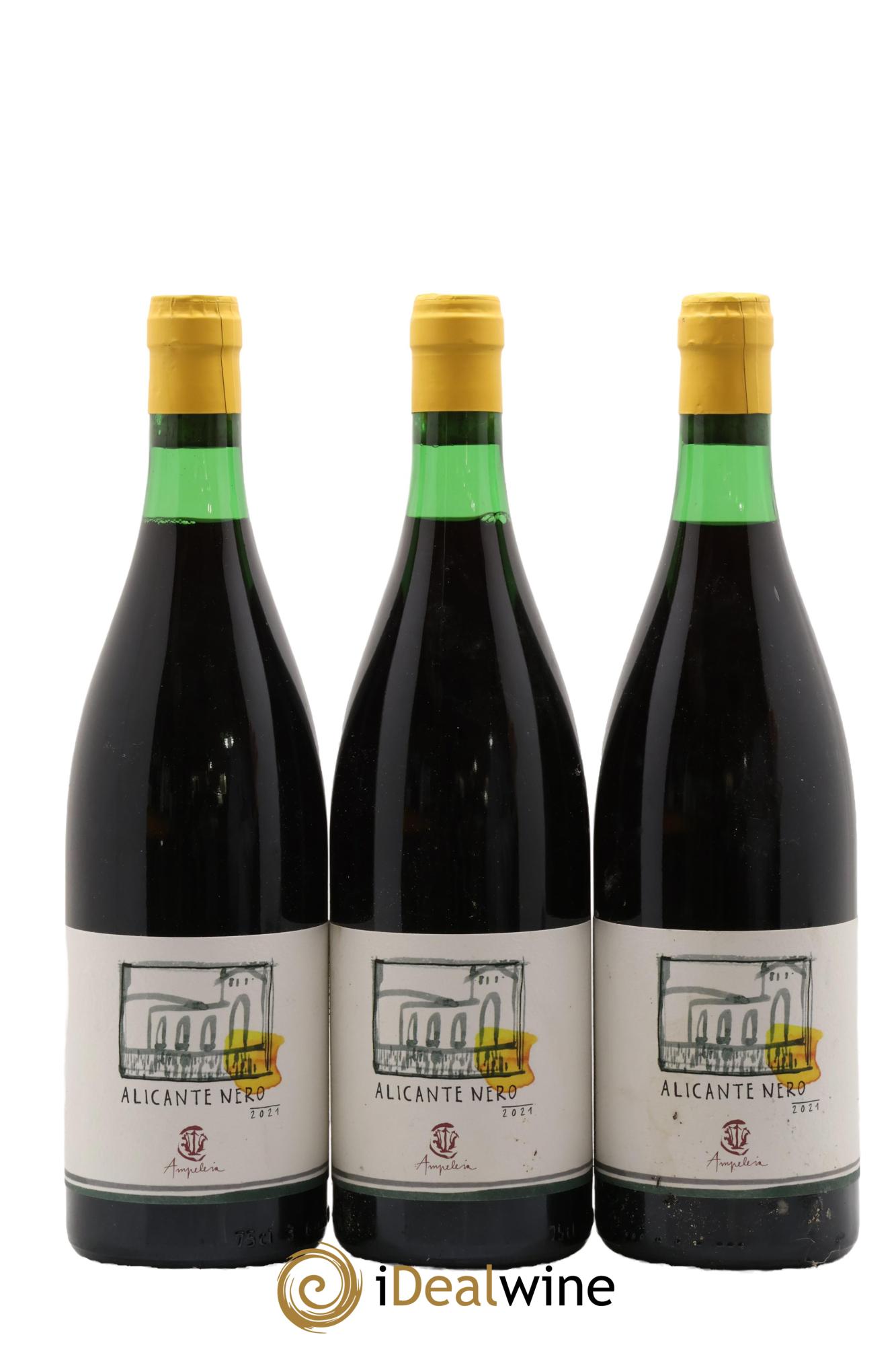 Italie Maremma Toscana Alicante Nero Domaine Ampeleia 2021 - Lot de 3 bouteilles - 0