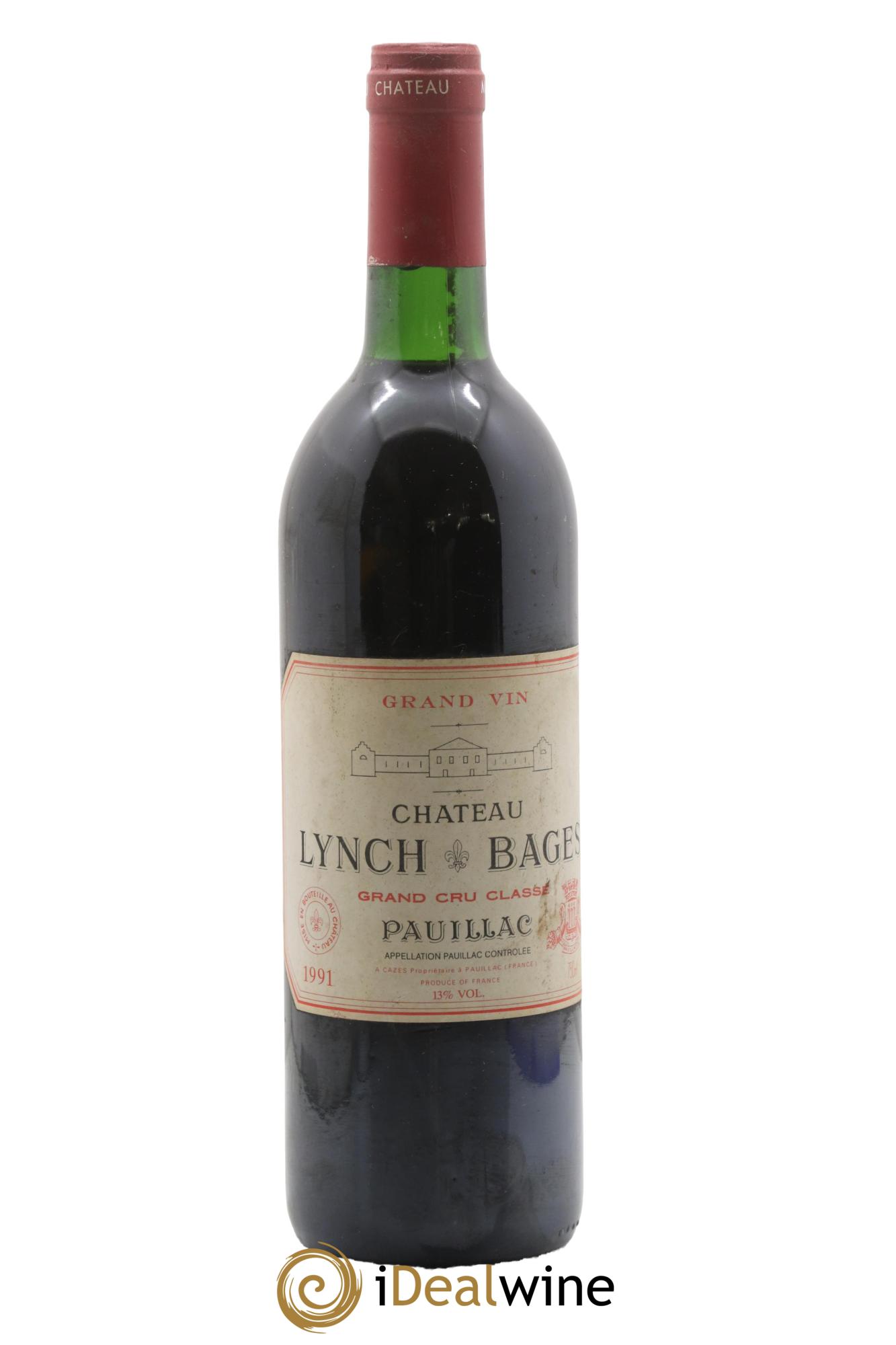 Château Lynch Bages 5ème Grand Cru Classé 1991 - Lotto di 1 bottiglia - 0