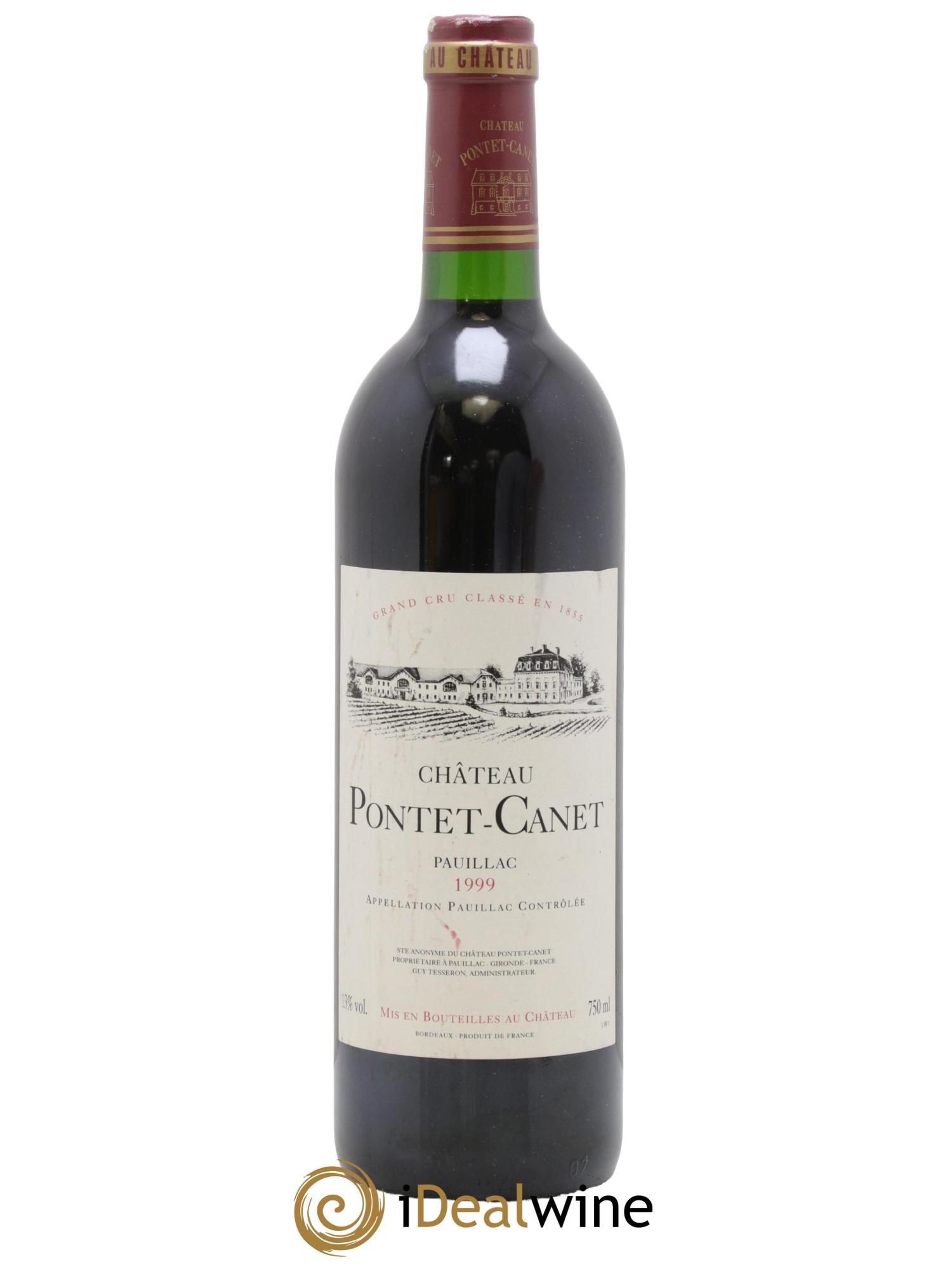 Château Pontet Canet 5ème Grand Cru Classé 1999 - Lot of 1 bottle - 0