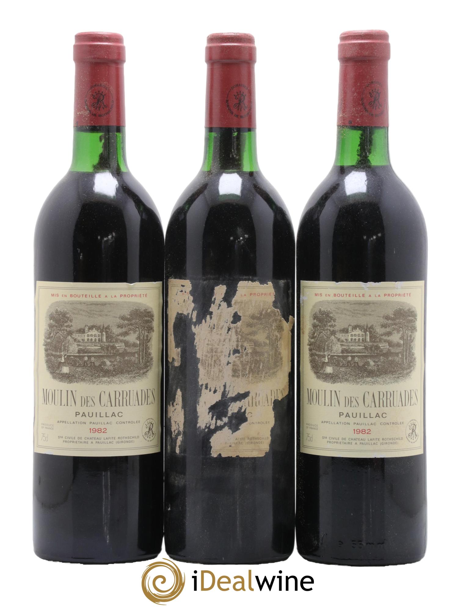 Moulin des Carruades Second Vin 1982 - Lotto di 12 bottiglie - 1