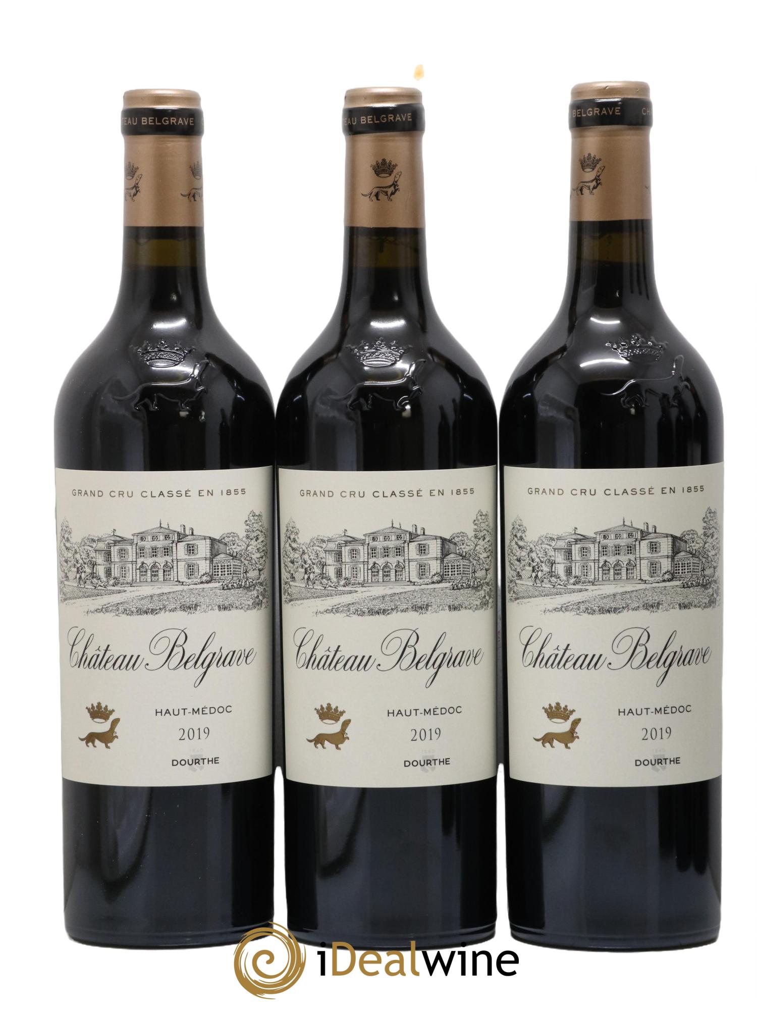 Château Belgrave 5ème Grand Cru Classé 2019 - Lot of 6 bottles - 1