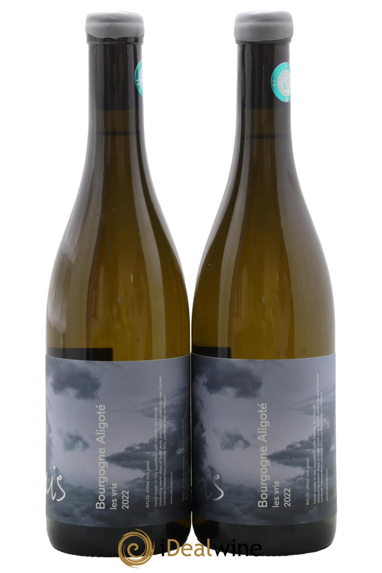 Bourgogne Aligoté Les Vris Si Tu Sais 2022 - Lot de 2 bouteilles - 1