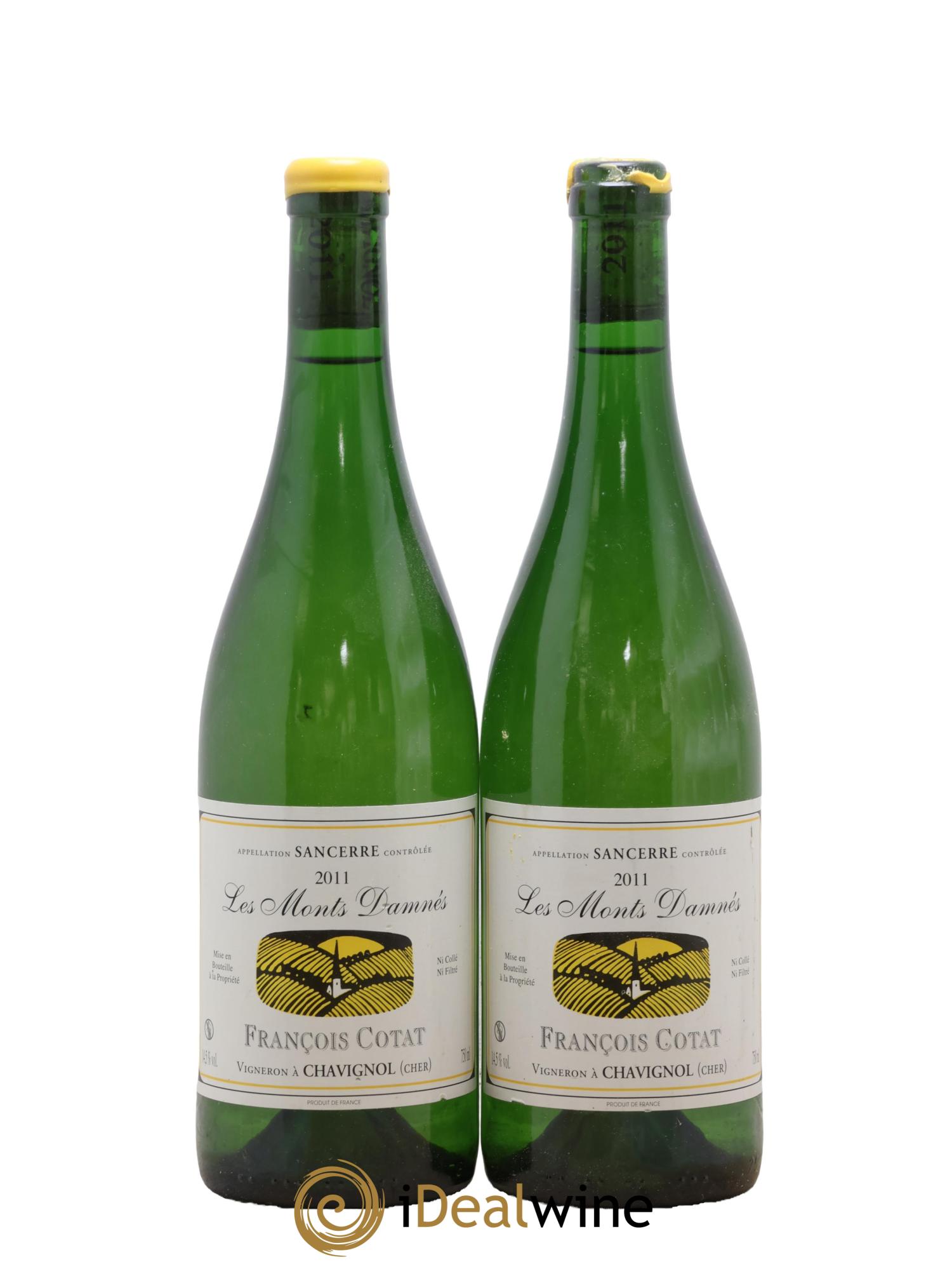 Sancerre Les Monts Damnés François Cotat 2011 - Lot of 2 bottles - 0
