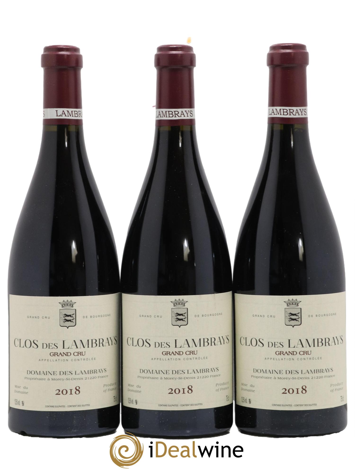 Clos des Lambrays Grand Cru Domaine des Lambrays 2018 - Lot de 6 bouteilles - 2