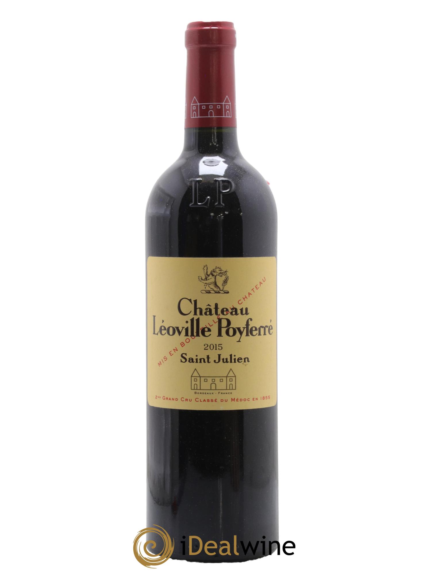 Château Léoville Poyferré 2ème Grand Cru Classé 2015 - Lot de 1 bouteille - 0