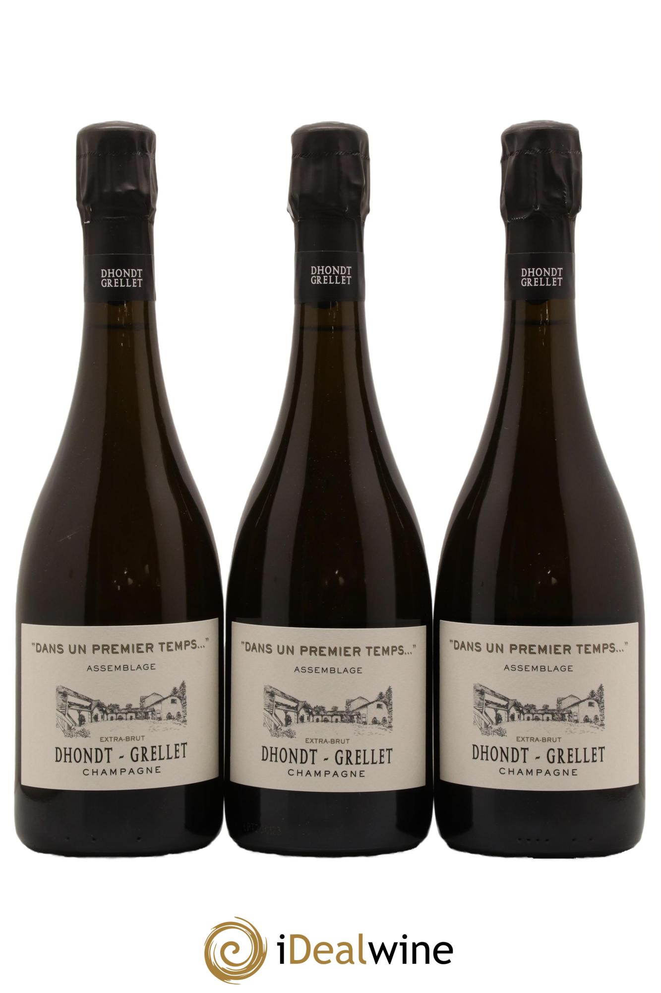 Dans un premier temps... Extra-Brut Dhondt Grellet - Lot of 3 bottles - 0