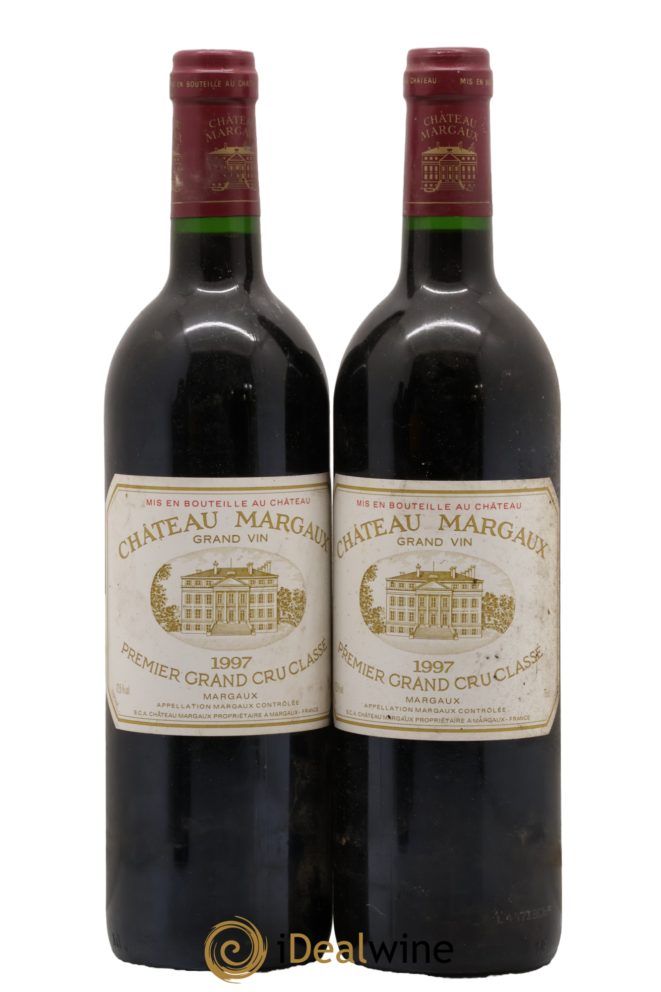 Château Margaux 1er Grand Cru Classé 1997 - Lot of 2 bottles - 0