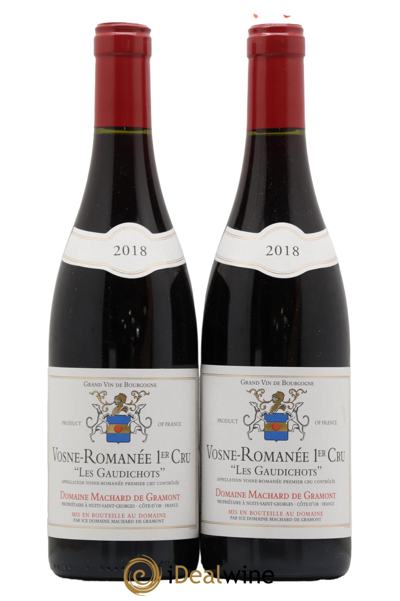 Vosne-Romanée 1er Cru Les Gaudichots Machard de Gramont 2018 - Lot de 2 bouteilles - 0
