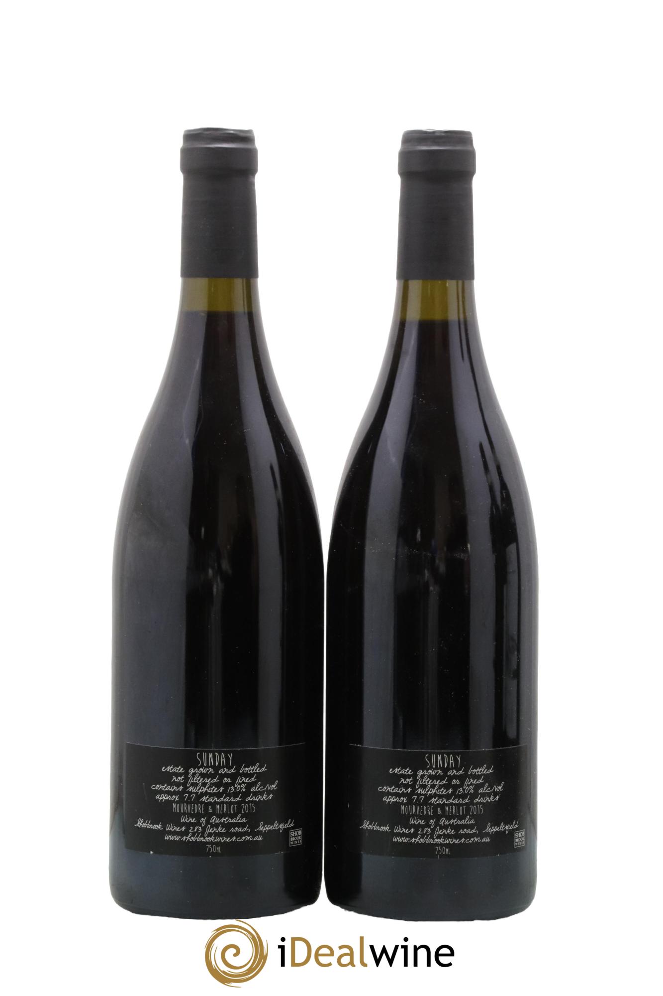 Australie Barossa Valley Sunday Tommy Ruff 2015 - Posten von 2 Flaschen - 1
