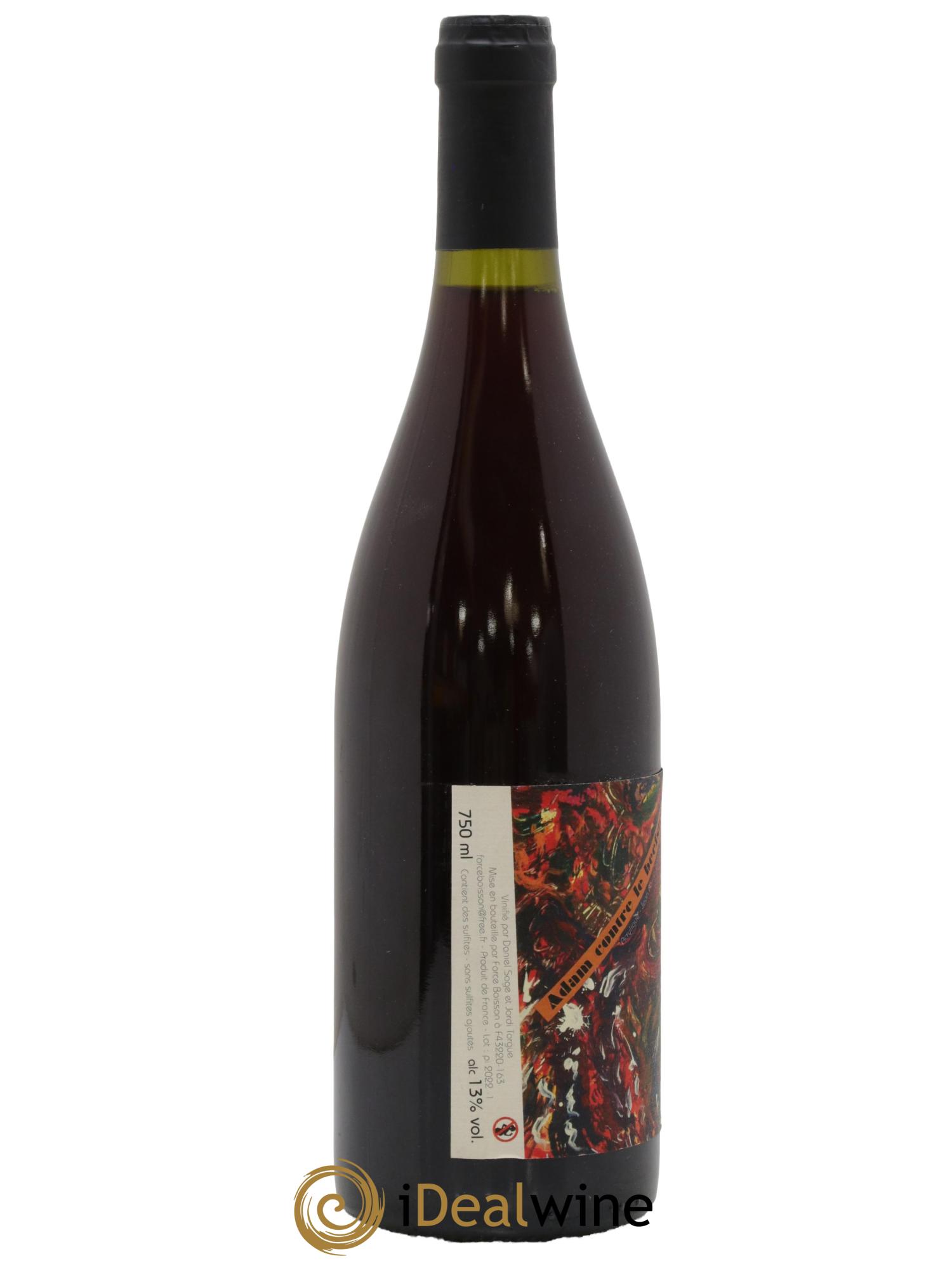 Vin de France Adam Contre le Beefsteak Daniel Sage 2021 - Lot de 1 bouteille - 1