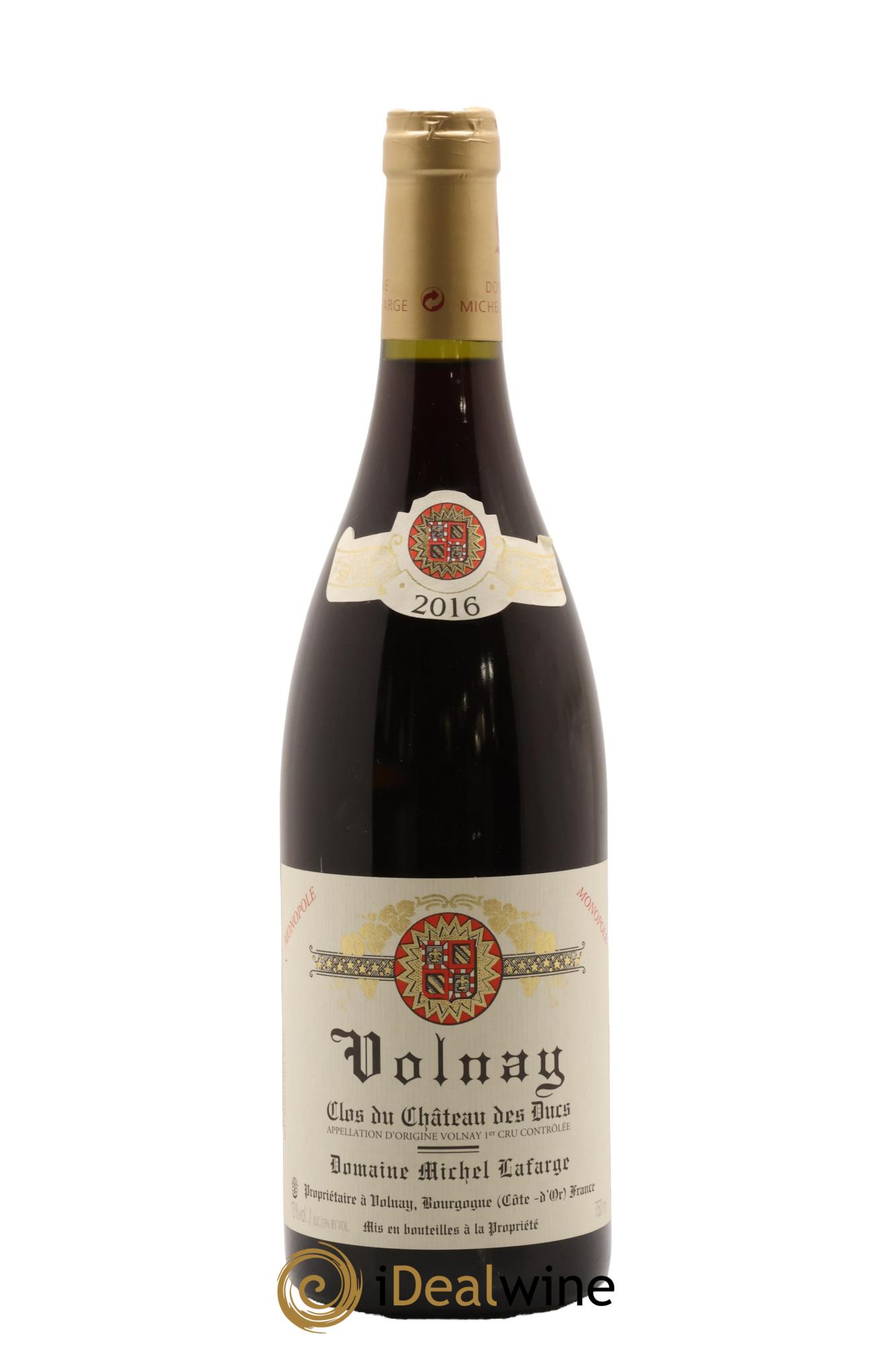 Volnay 1er Cru Clos du Château des Ducs Lafarge (Domaine) 2016 - Posten von 1 Flasche - 0