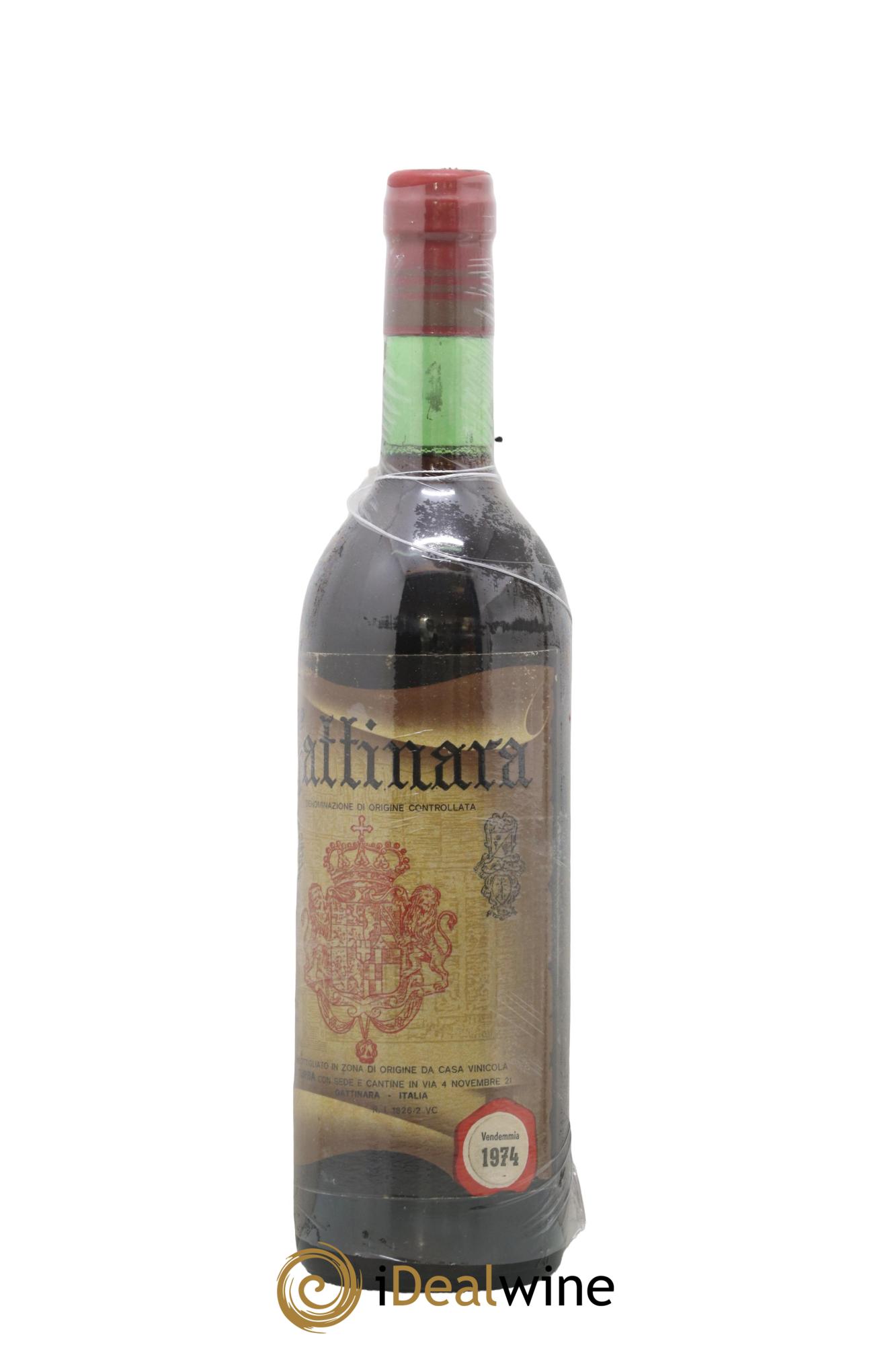 Gattinara DOCG A Turba 1974 - Lot of 1 bottle - 1