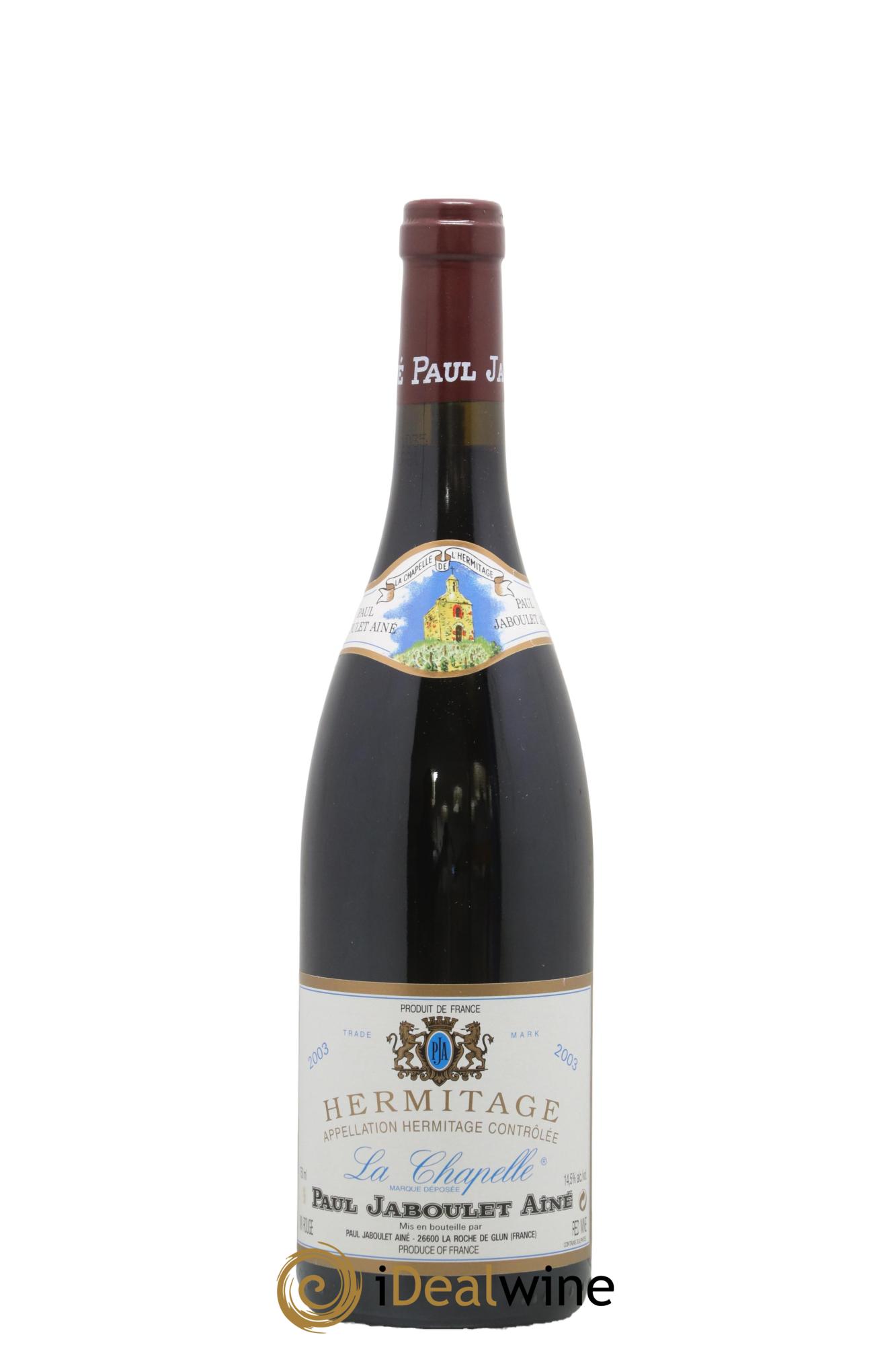 Hermitage La Chapelle Paul Jaboulet Ainé 2003 - Lot de 1 bouteille - 0