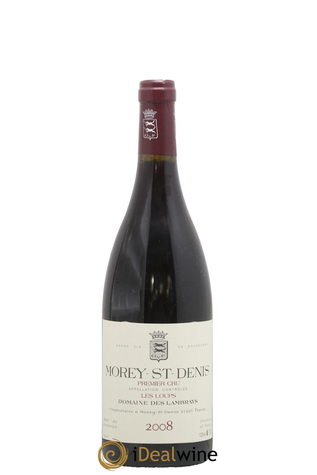 Morey Saint-Denis 1er Cru Les Loups Domaine des Lambrays 2008 - Lot of 1 bottle - 0