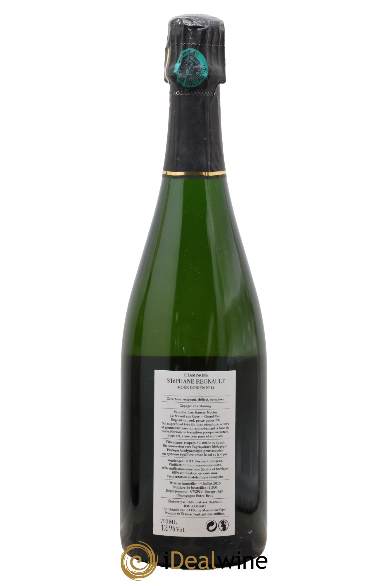 Champagne Dorien n°14 Stéphane Regnault 2014 - Lotto di 1 bottiglia - 1