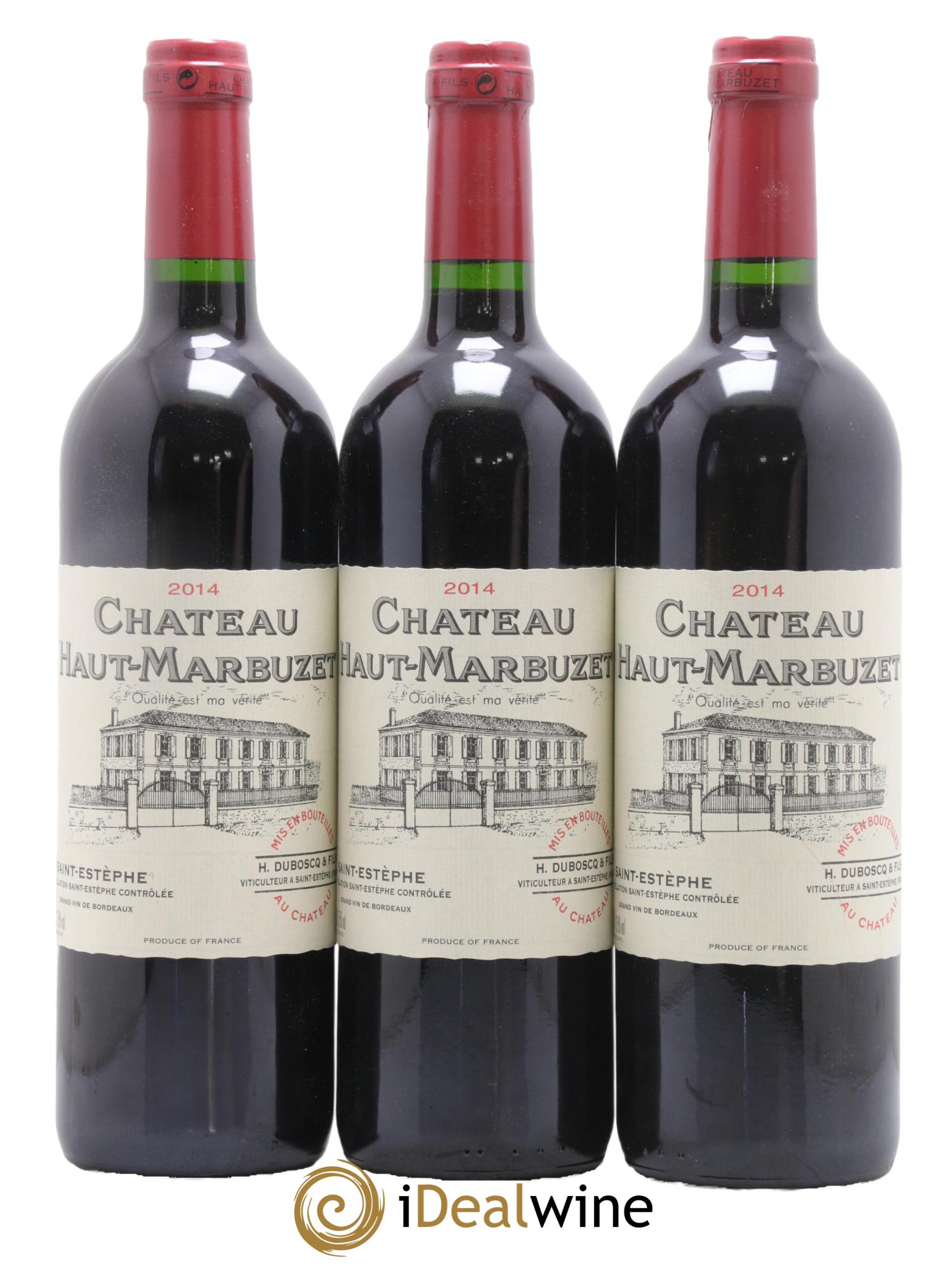 Château Haut Marbuzet 2014 - Lot de 3 bouteilles - 0