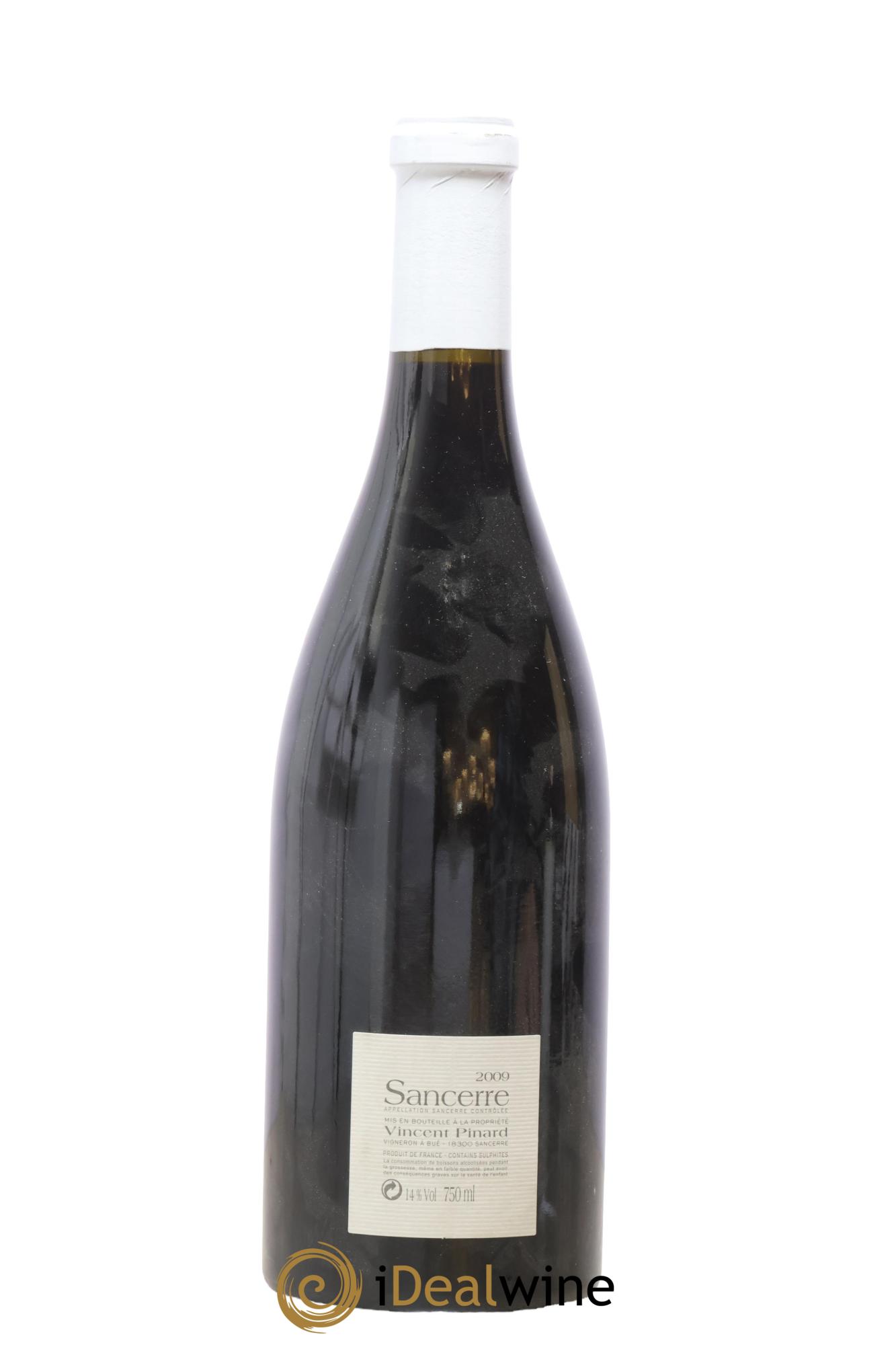 Sancerre Vendanges Entières Vincent Pinard 2009 - Lot de 1 bouteille - 1